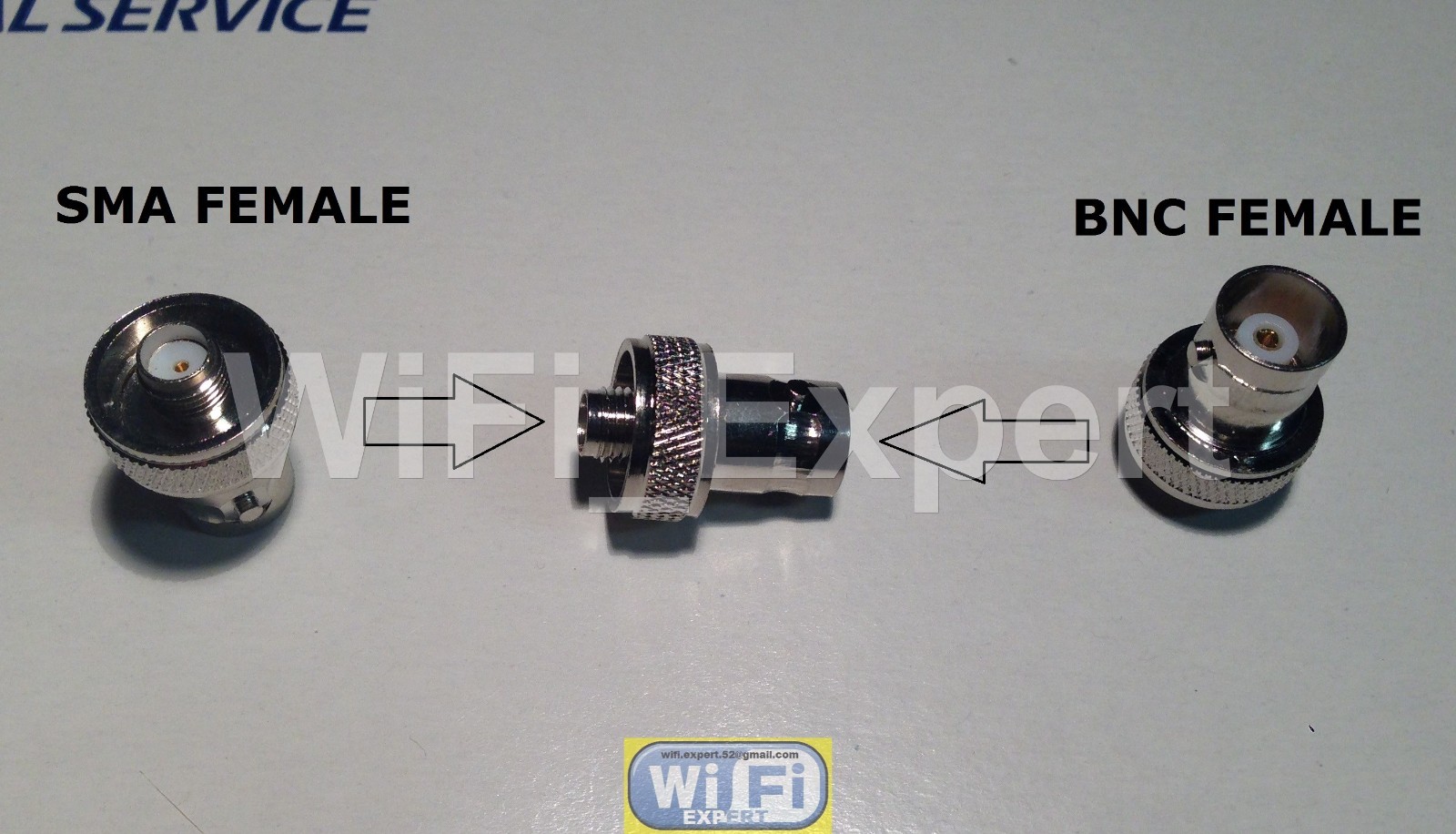 FULLY NICKEL Plated SMA Female Jack to BNC Female plug RF Adapter RF Connector