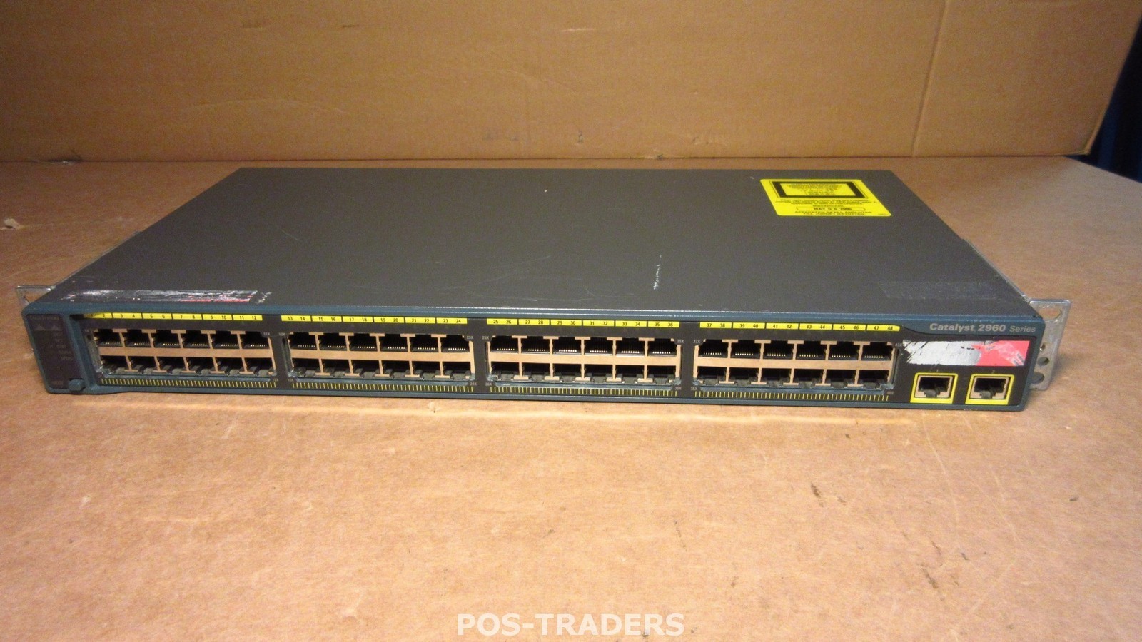 CISCO WS-C2960-48TT-L Catalyst 2960 48 10/100 + 2 1000BT LAN Base Network Switch