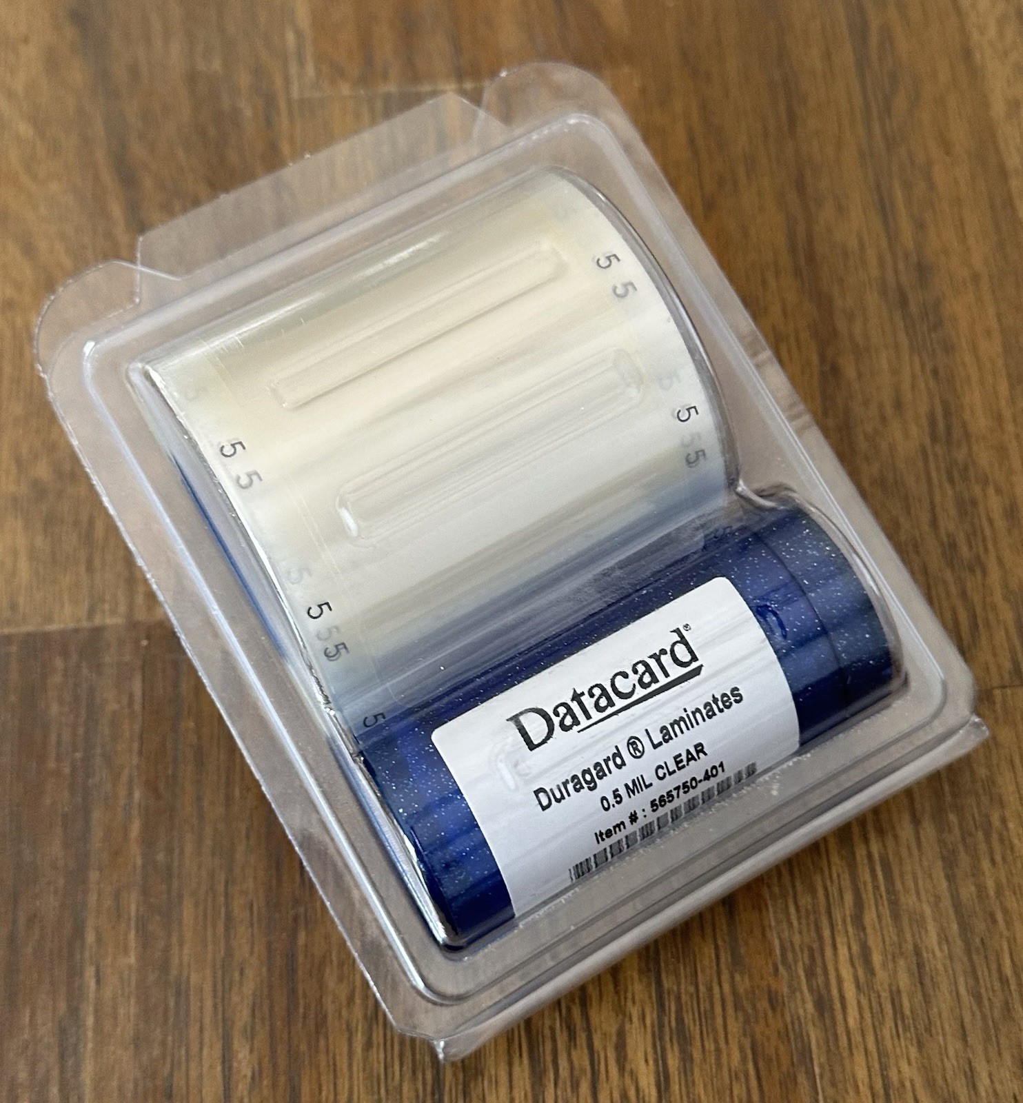 Entrust Datacard 565750-401 0.5 mil Clear DuraGard Laminate - 375 Images *NEW*