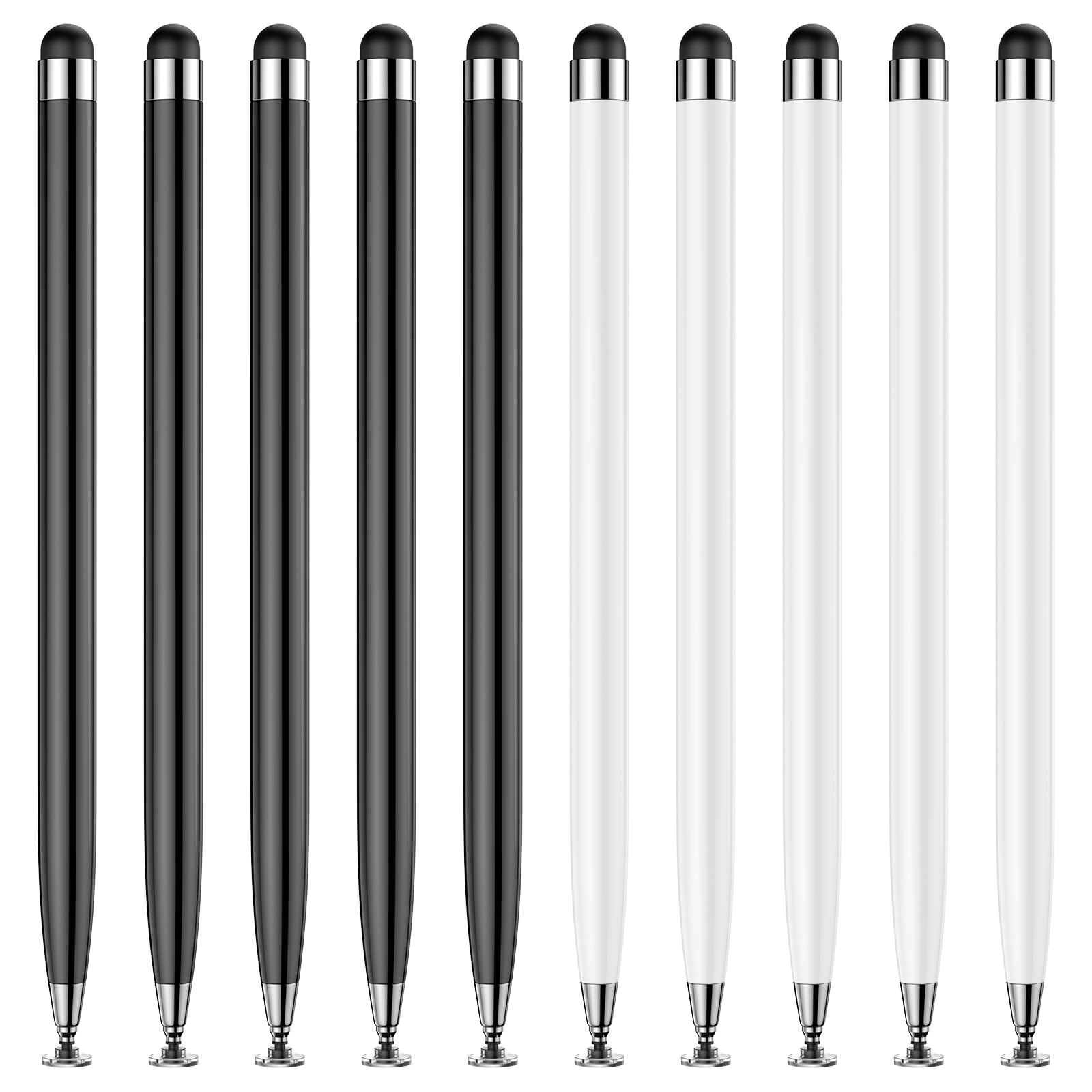 YITIAOXIAOYU 10PCS Stylus Pen for Touchscreen,Lightweight 2 in 1 Design