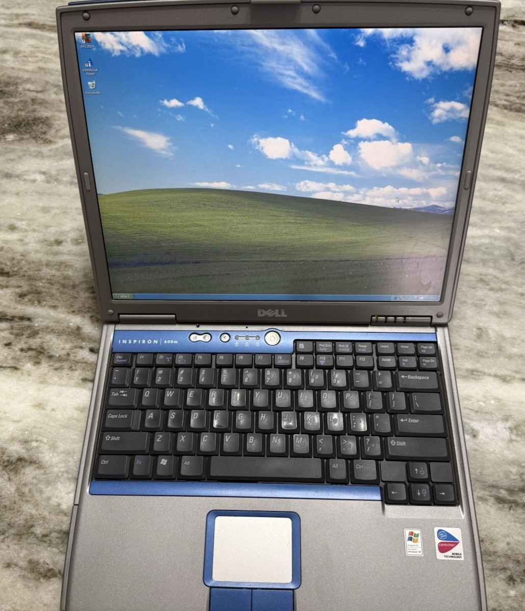 Retro Gaming Dell Inspiron 600m Pentium M 1.6GHz 1GB 120GB Windows XP Pro SP3