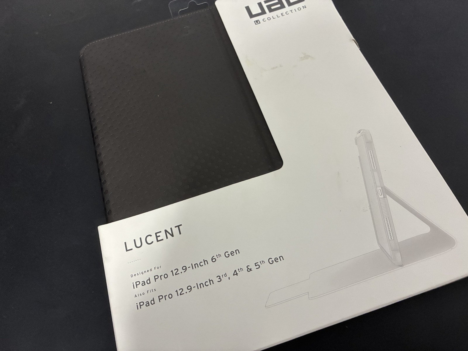 UAG - Lucent Case for iPad pro 12.9-Inch 3rd 4 th 5th Generation - Black