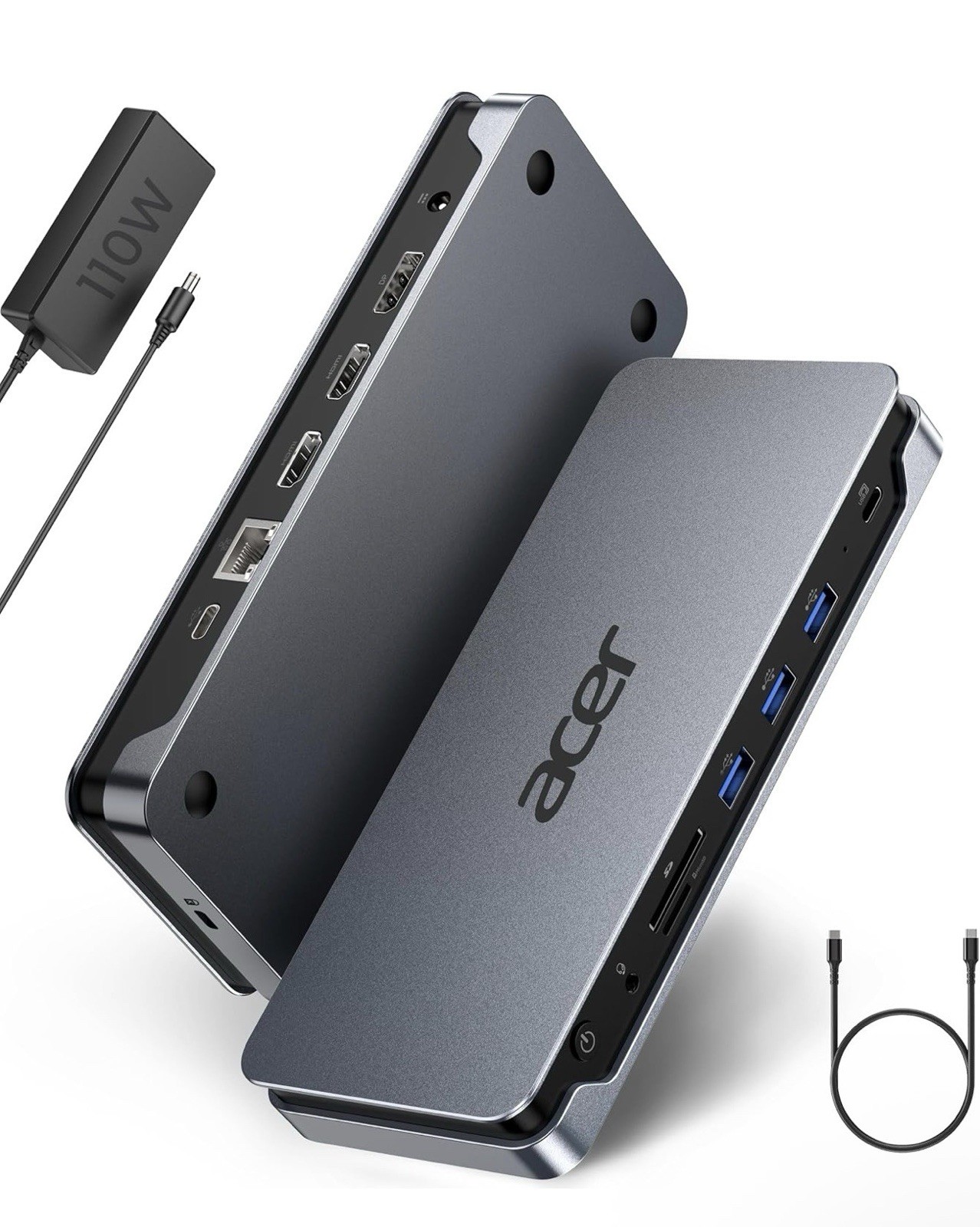Acer Premium 13-in-1 Docking Station with 110W PD & Triple Monitor Support 4K