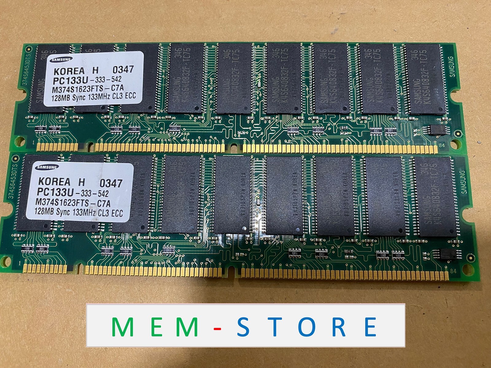 M374S1623FTS-C7A 256MB 2x128MB 133MHz PC133 ECC UDIMM RAM GA-6VX7-4X Motherboard