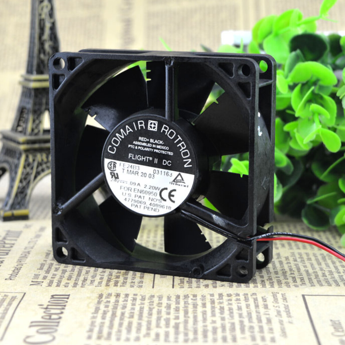 1PC Chassis Cooling Industrial Fan   24V 0.09A 2.20W FE24B3 8025 8CM
