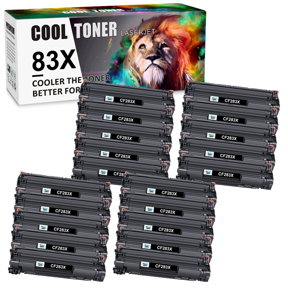 1-20PK CF283X Toner Cartridge For HP 83X LaserJet Pro M201n M201dw M202dw LOT