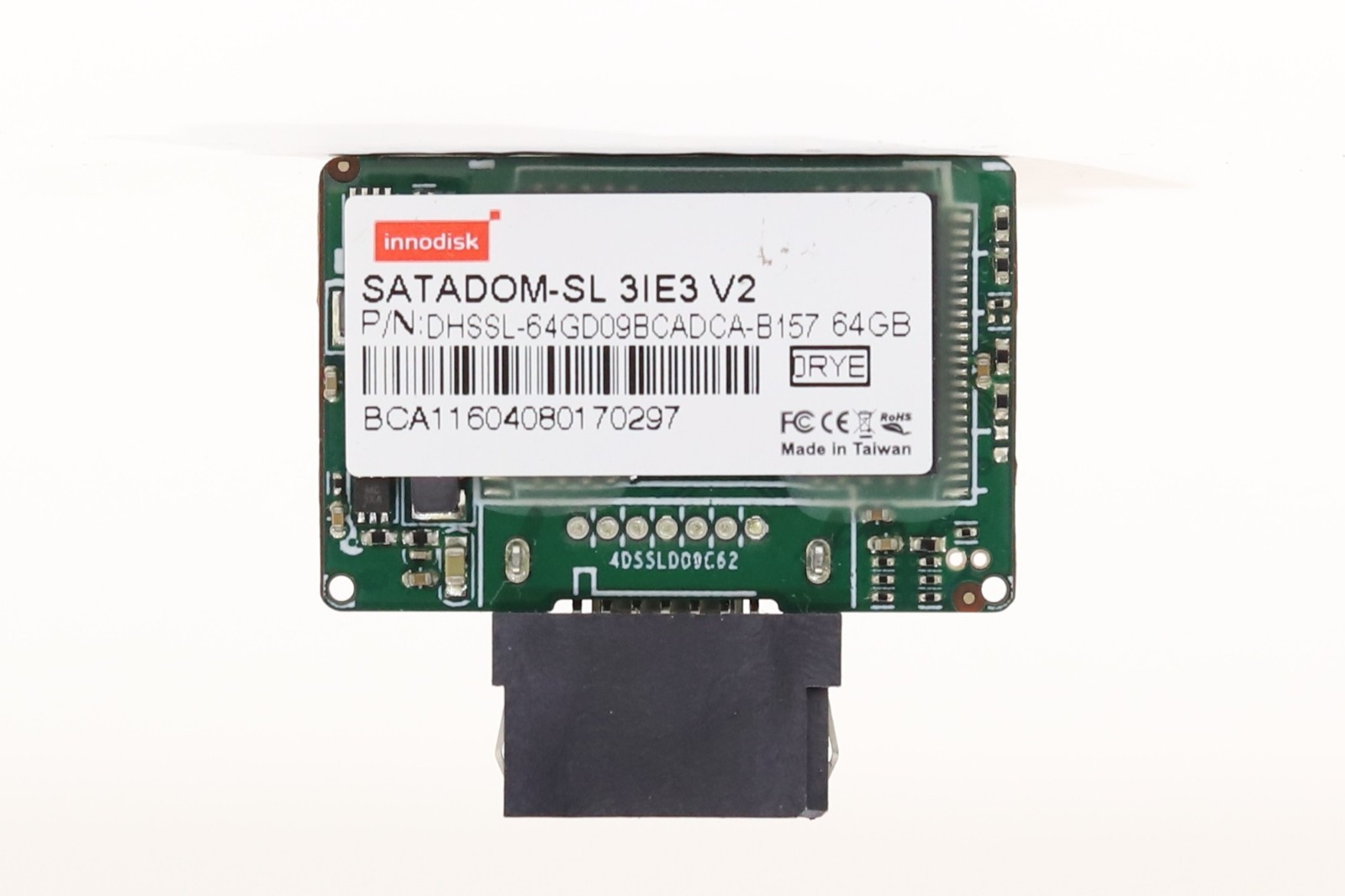 Innodisk 64GB 6Gb/s ISLC Flash SATA III DOM SSD P/N: DHSSL-64GD09BCADCA-B157