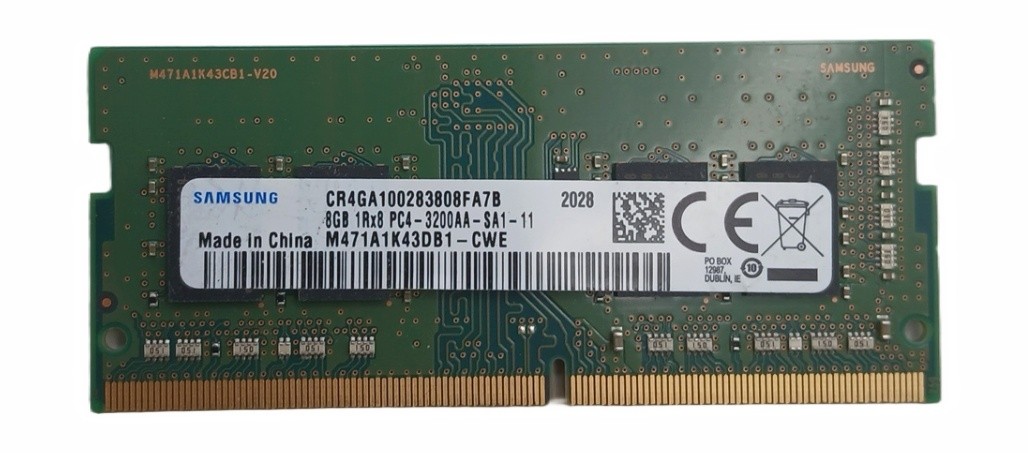 Samsung 8GB PC4-3200 (1X8GB) SO-DIMM Laptop RAM