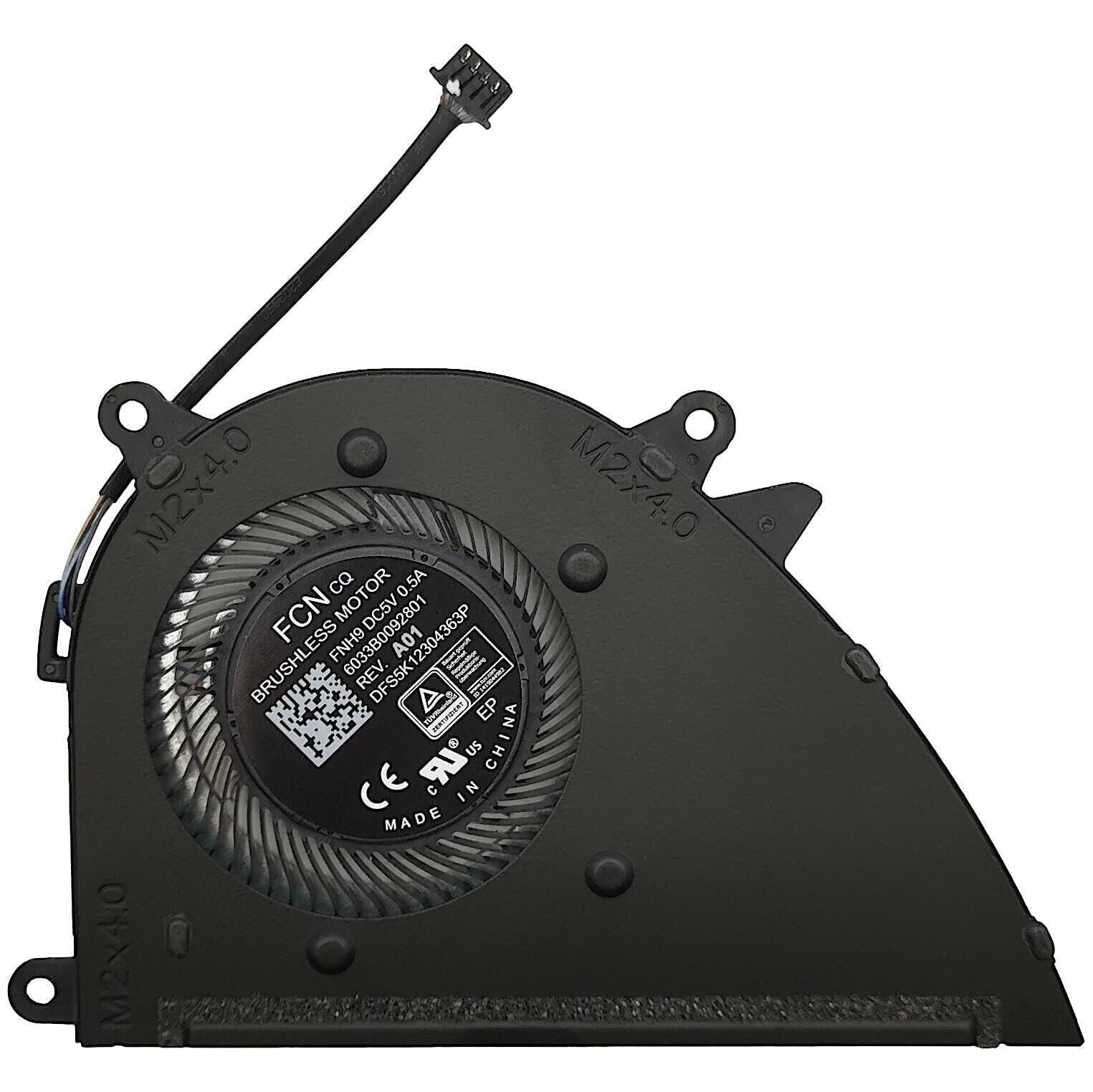 For HP 17-cp2020nr 17-cp2030ca 17-cp2033dx 17-cp2035cl Laptop CPU Cooling Fan