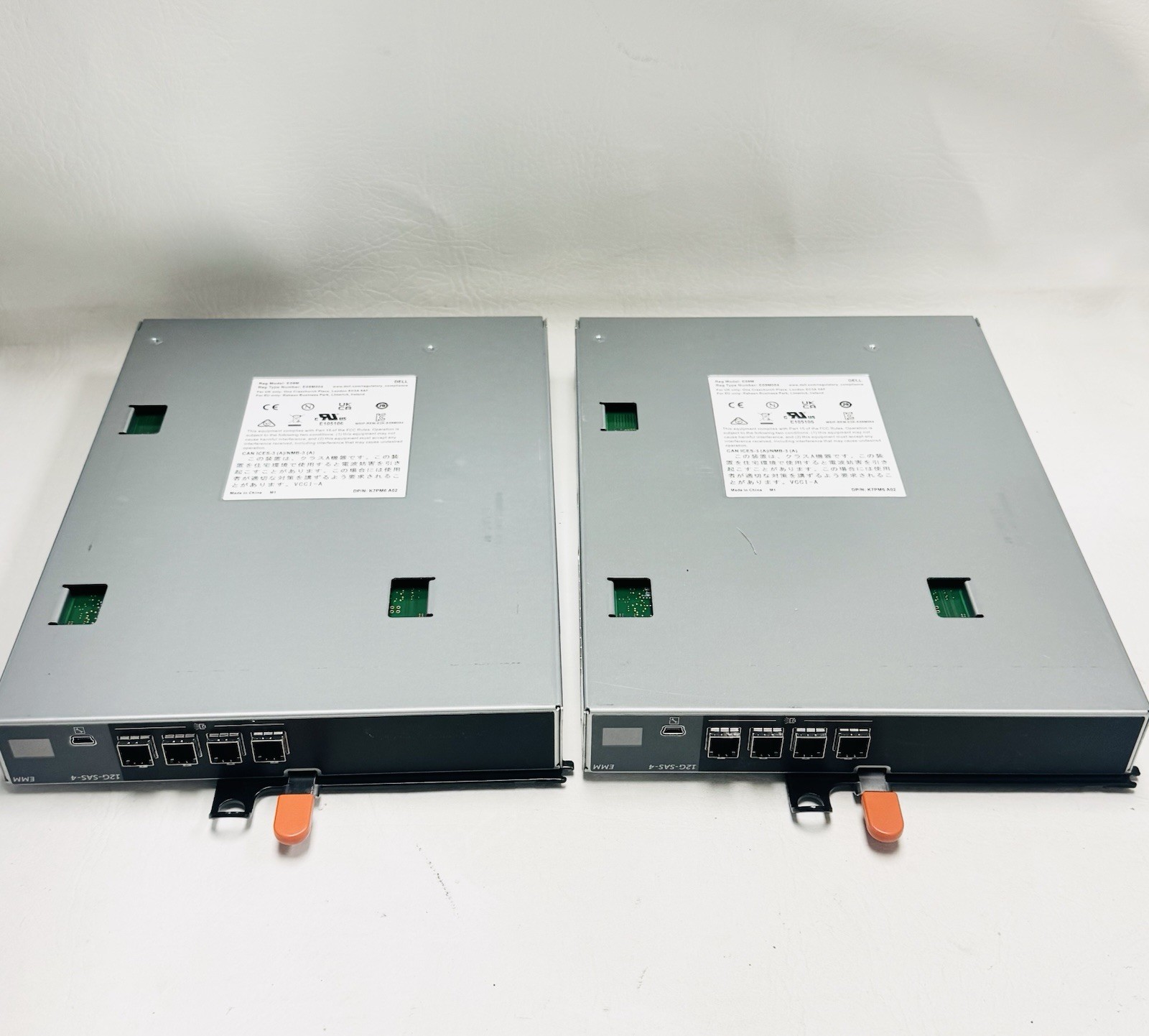 (Lot of 2) Dell E09M E09M004 12G-SAS-4 Control Modules for MD1400 MD1420