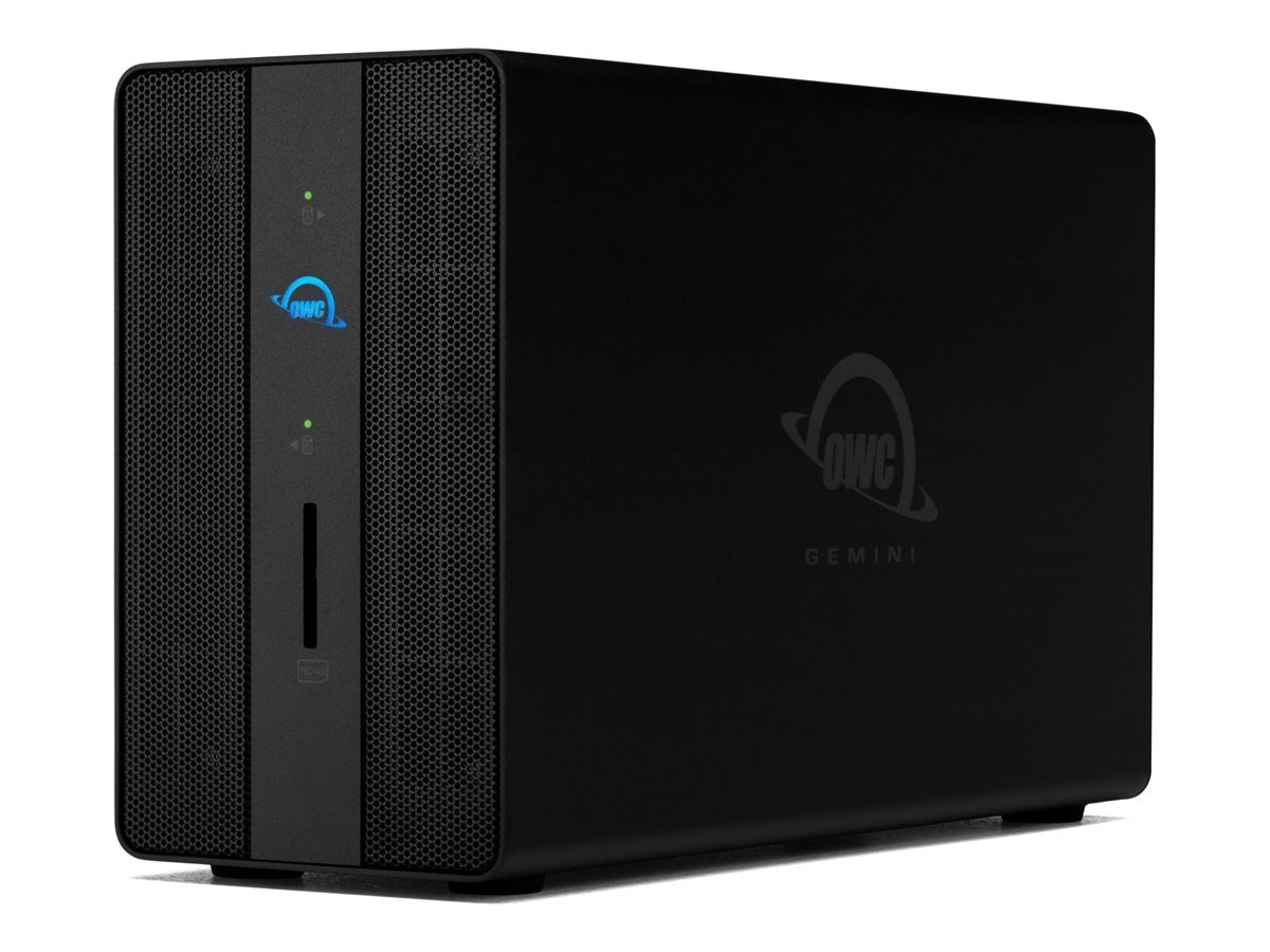OWC Gemini Dual Drive TB3 Hardware RAID Storage and Docking OWCTB3GM000