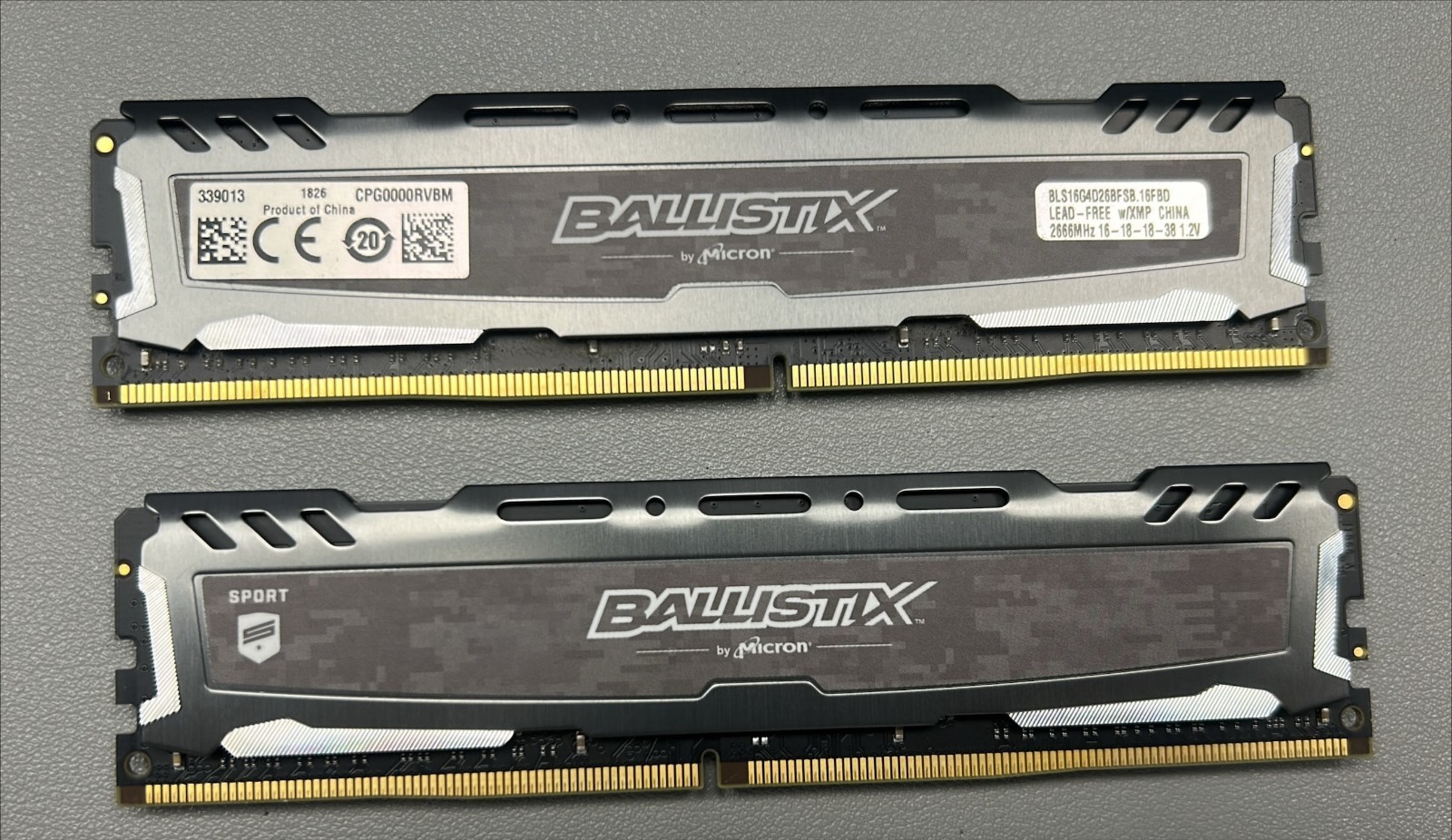 Crucial Ballistix Sport LT 32GB (2x16GB) DDR4 RAM 2666MHz (BLS16G4D26BFSB.16FBD)