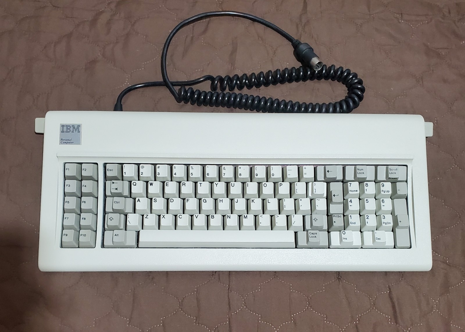 Vintage Retro IBM Model F XT 5Pin DIN Mechanical Clicky PC Keyboard Clean 