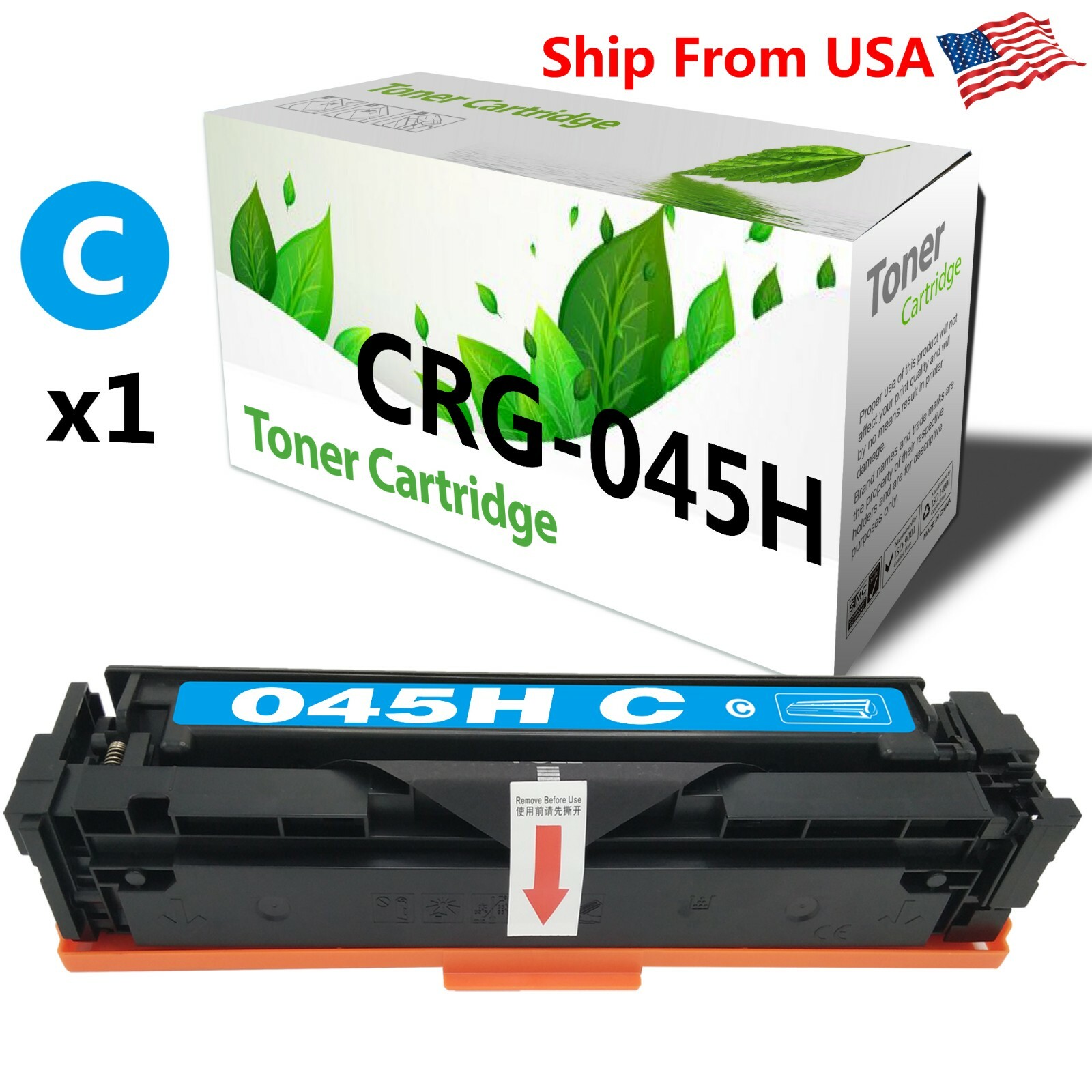 1 PK CRG-045H 045H Toner Cartridge For Canon Color imageCLASS MF634Cdw MF632Cdw