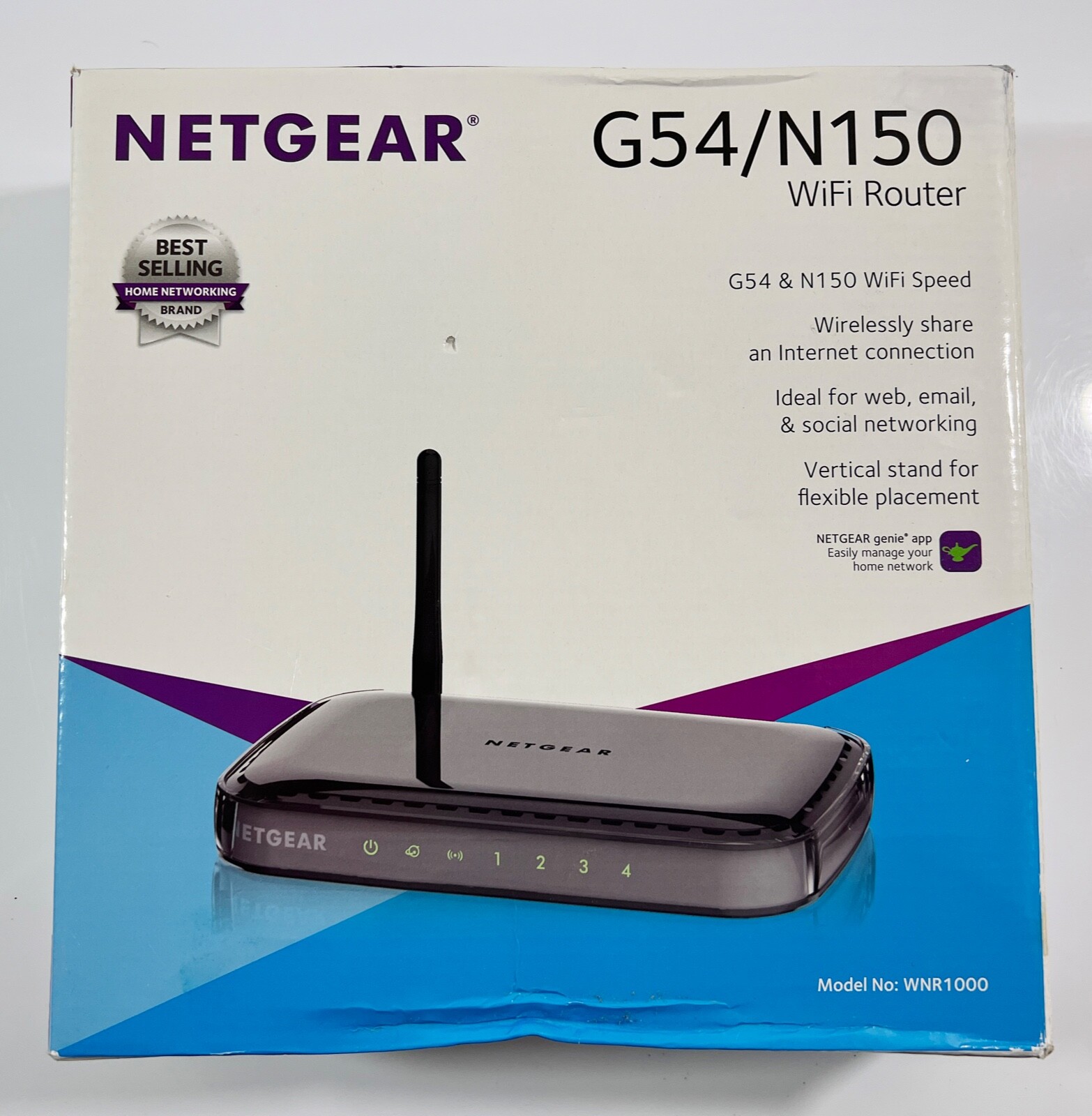 Netgear G54/N150 150 Mbps 4-Port 10/100 Wireless N Router (OPEN BOX BRAND NEW)