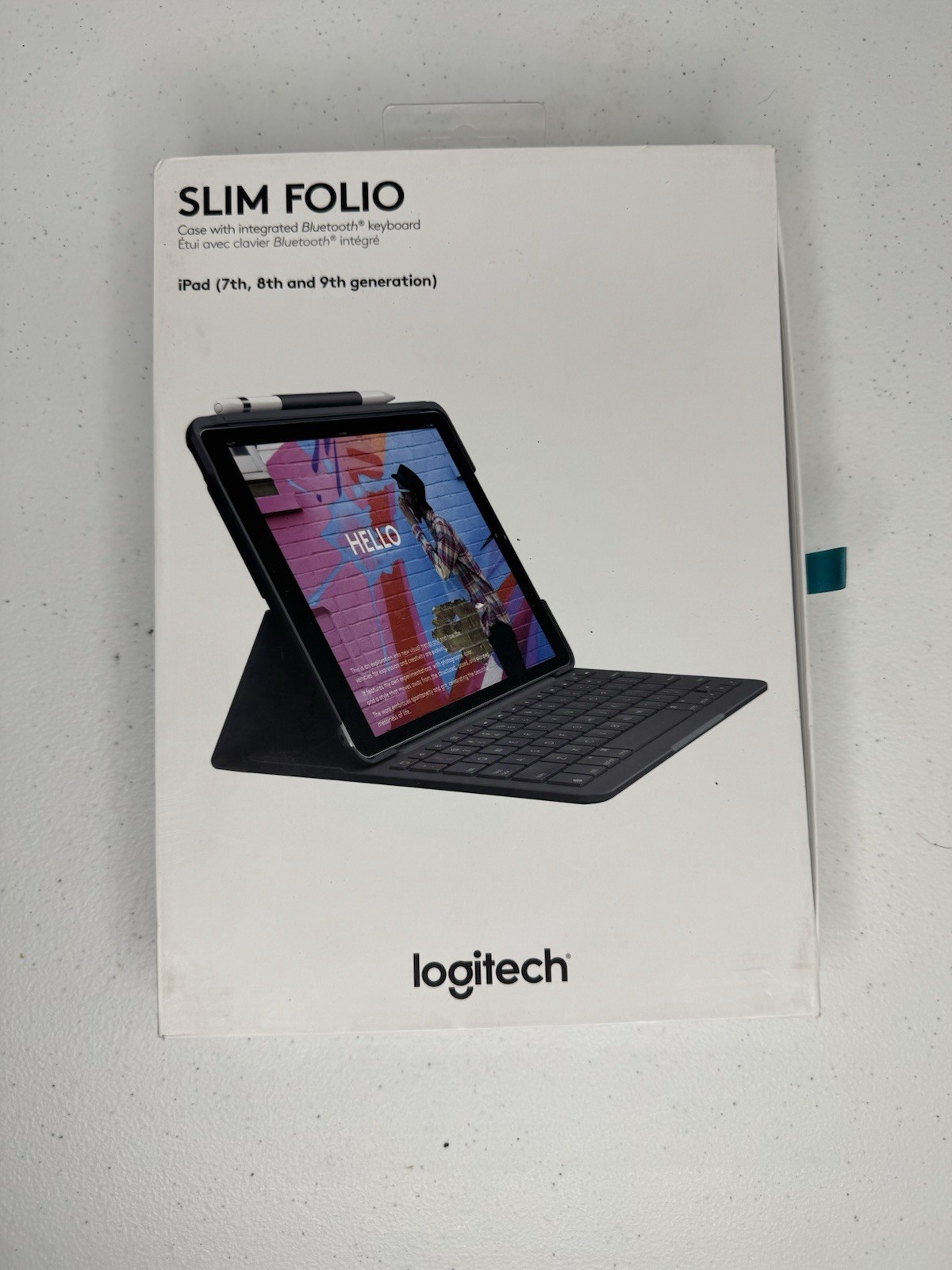 iPad case - Logitech ‎ Slim Case - Black  - 7th, 8th and 9th generation