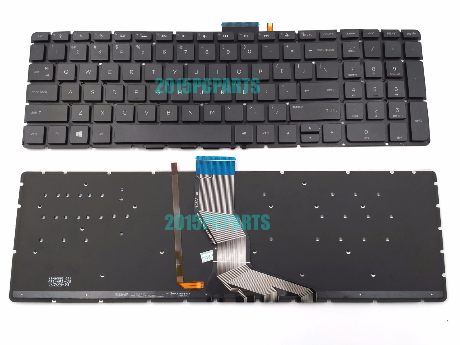 New HP Pavilion 15-AB165US 15-AB173CL 15-AB220NR 15-AB223CL Keyboard US Backlit