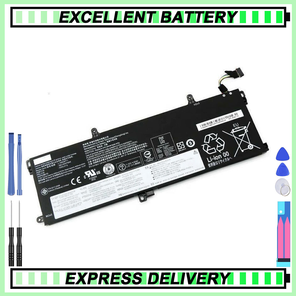 for Lenovo Battery L18L3P71 L18M3P71 L18S3P71 02DL011 02DL012 11.52V 57Wh