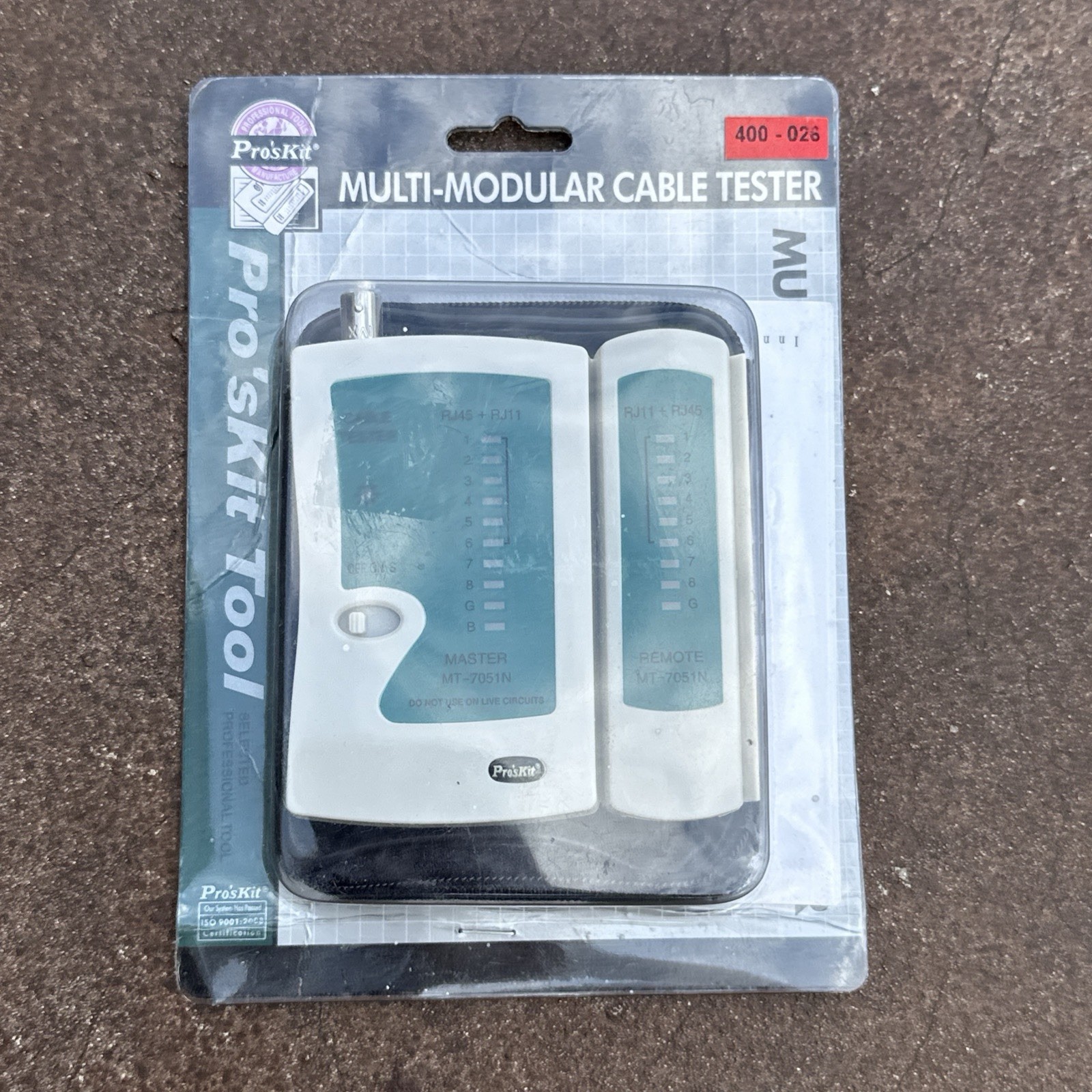 NEW Pro'sKit 400-026 Multi-Modular Cable Tester, Pro's Kit