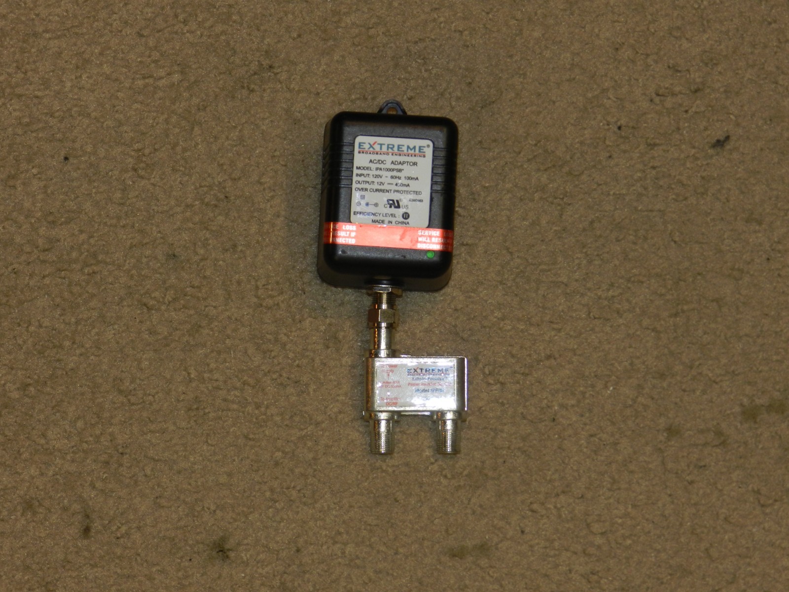 Extreme Broadband Infinity Premise AC/DC power Adaptor IPA1000PSB & Module IPPIM