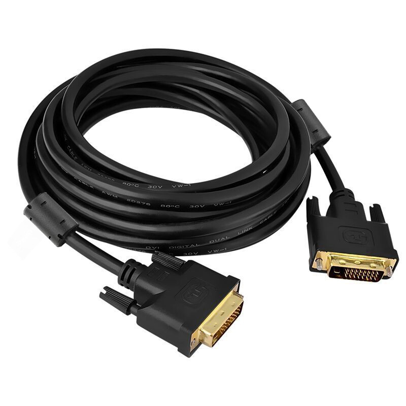 DVI-D Male 24+1 pin to Male Video Monitor Cable Cord Adapter Converter 10m 30ft