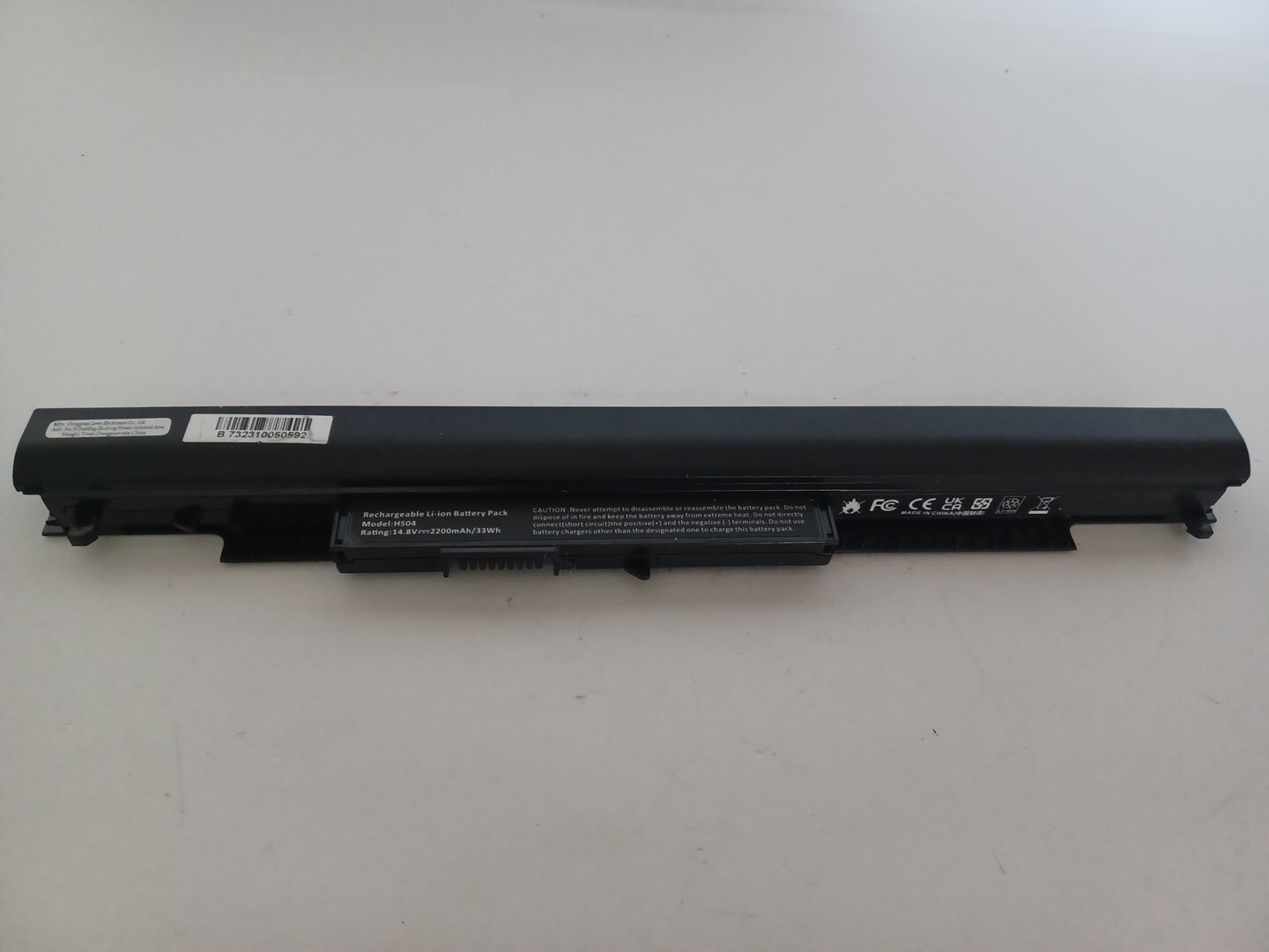 Laptop Rechargeable Li-ion Battery Pack HS04 14.8V