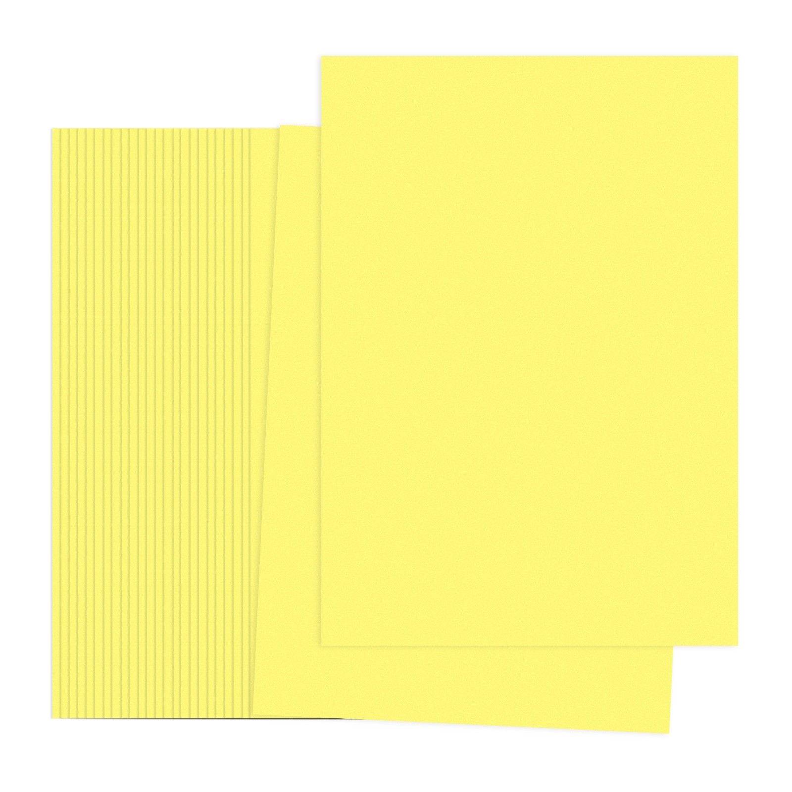 Bright Yellow Color Copy Paper, 50 Sheets 8.3x5.9" A5 70gsm