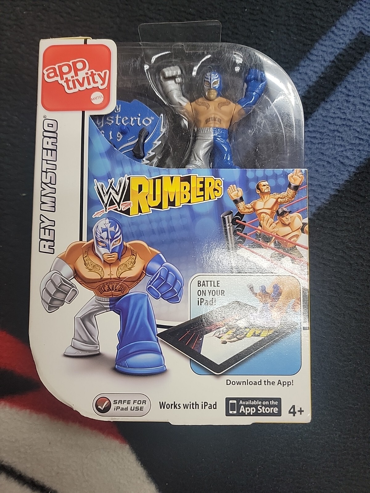 Rey Mysterio Rumblers WWE Wrestling Apptivity Mattel Game for iPad App NIP New