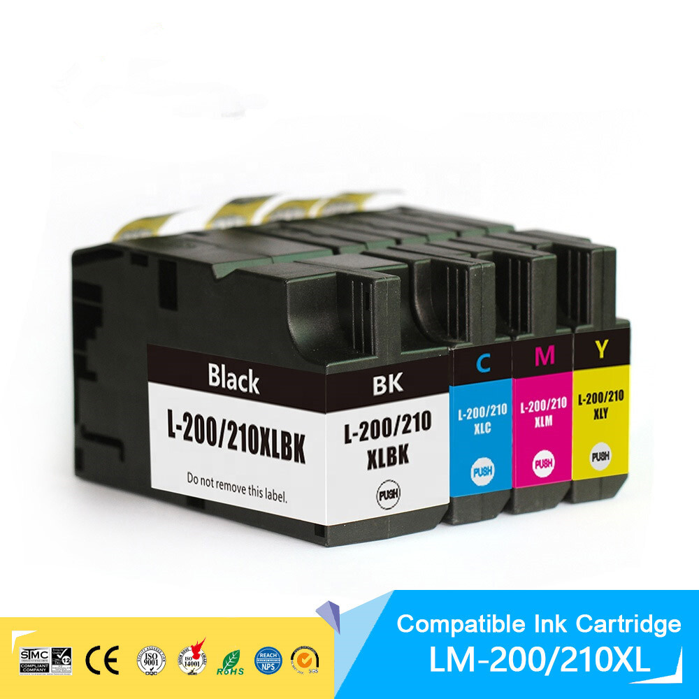 4pc 200/210XL Compatible Ink Cartridge for Lexmark Office Pro 4000 5500 Printer
