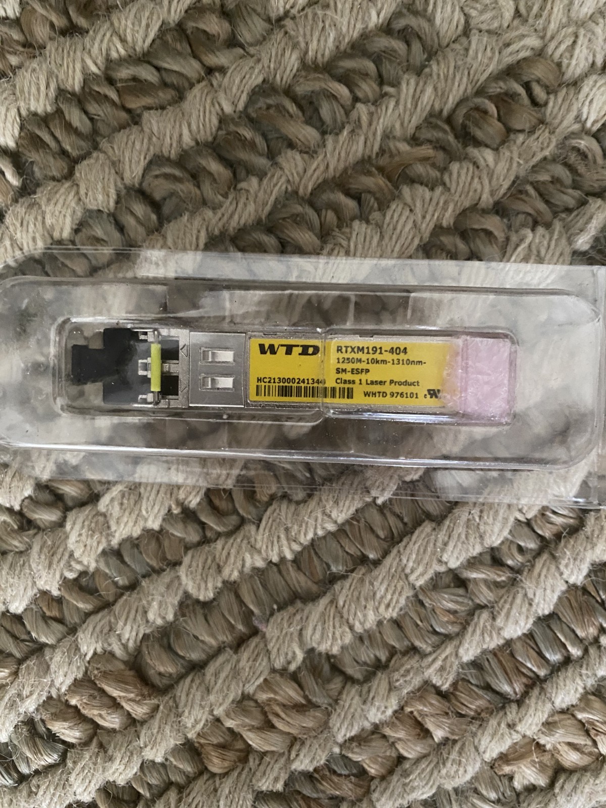 WTD RTXM191-404 1.25GSFP Transceiver 10km 1310nm Single Mode DDM 1000BASELX GBIC