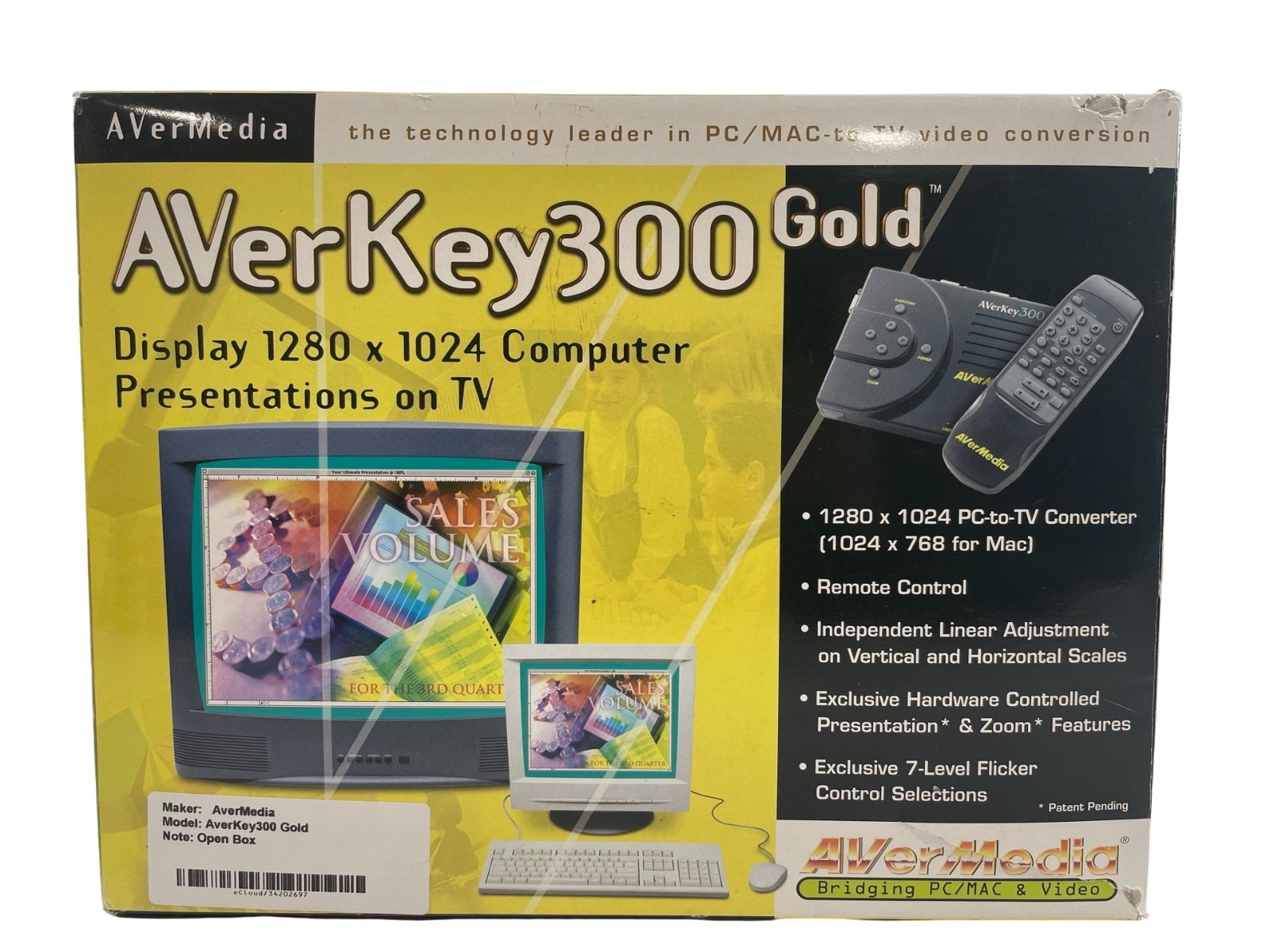 New  AverMedia AverKey300 Gold