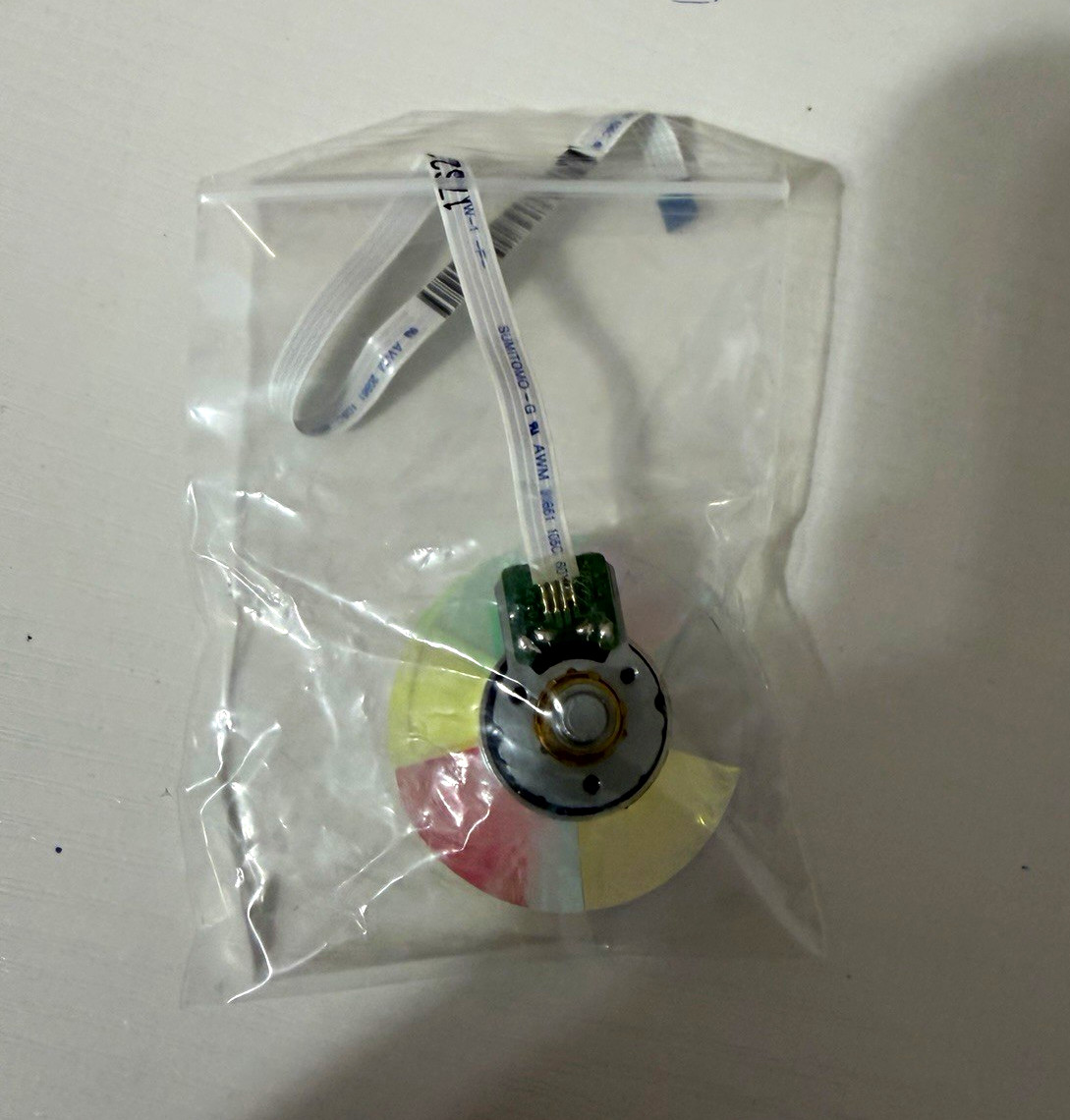 Projector Color Wheel Replacement Part w/ Ribbon Cable, MPN 95.CA307G001K