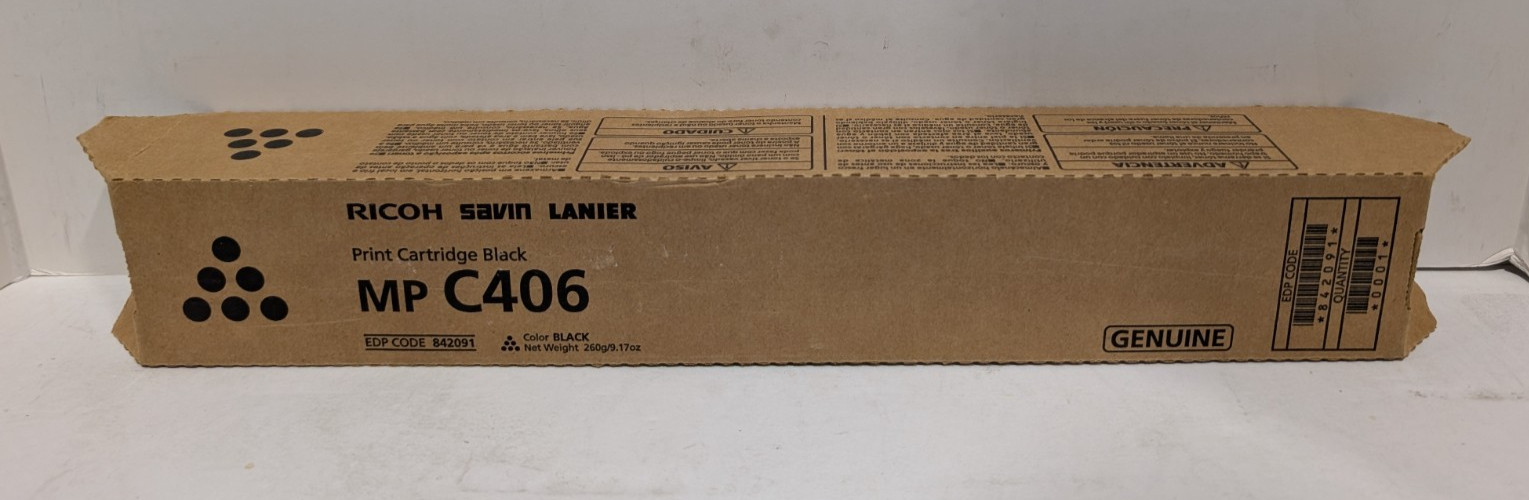 Ricoh Genuine Black Toner MP C406 - 842091
