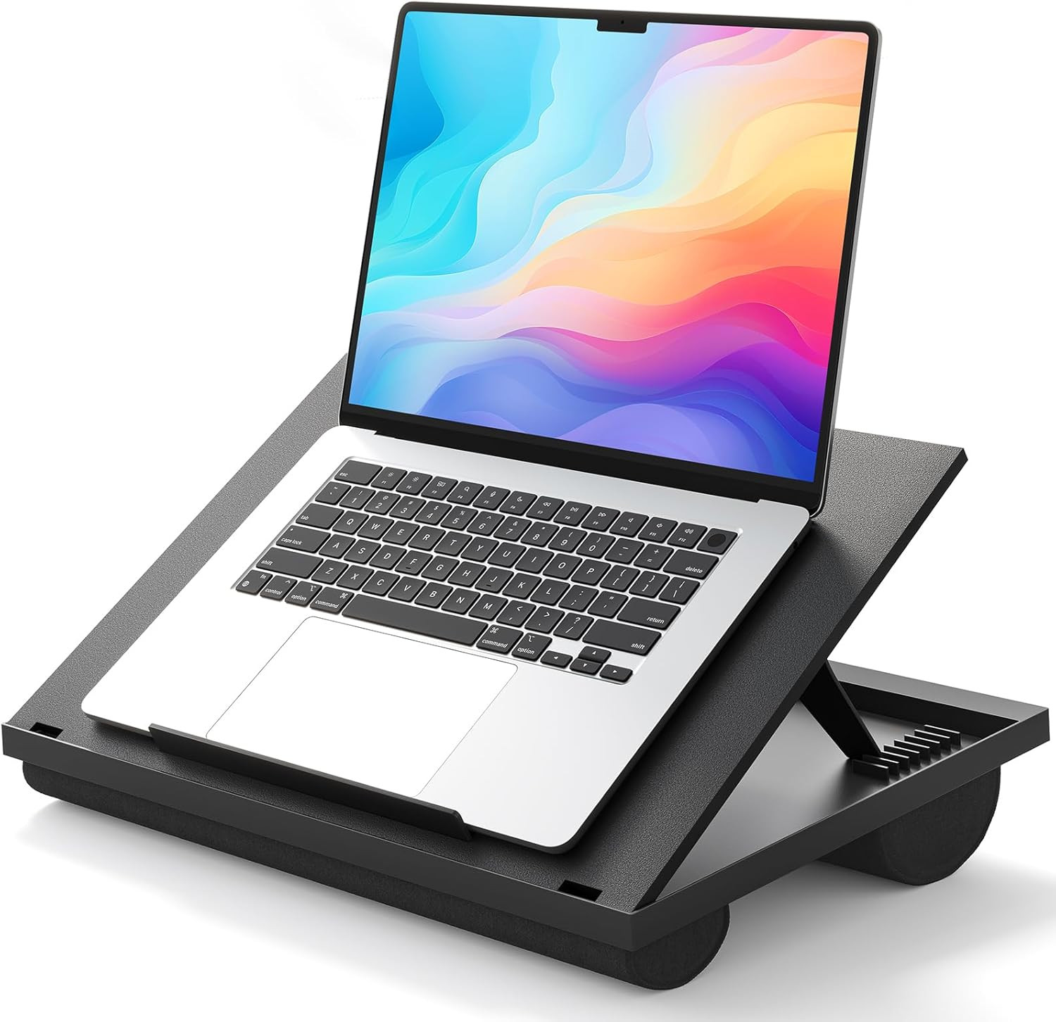 HUANUO Lap Desk, Portable Laptop Stand Fits Up to 15.6 Inch Laptops, Adjustable