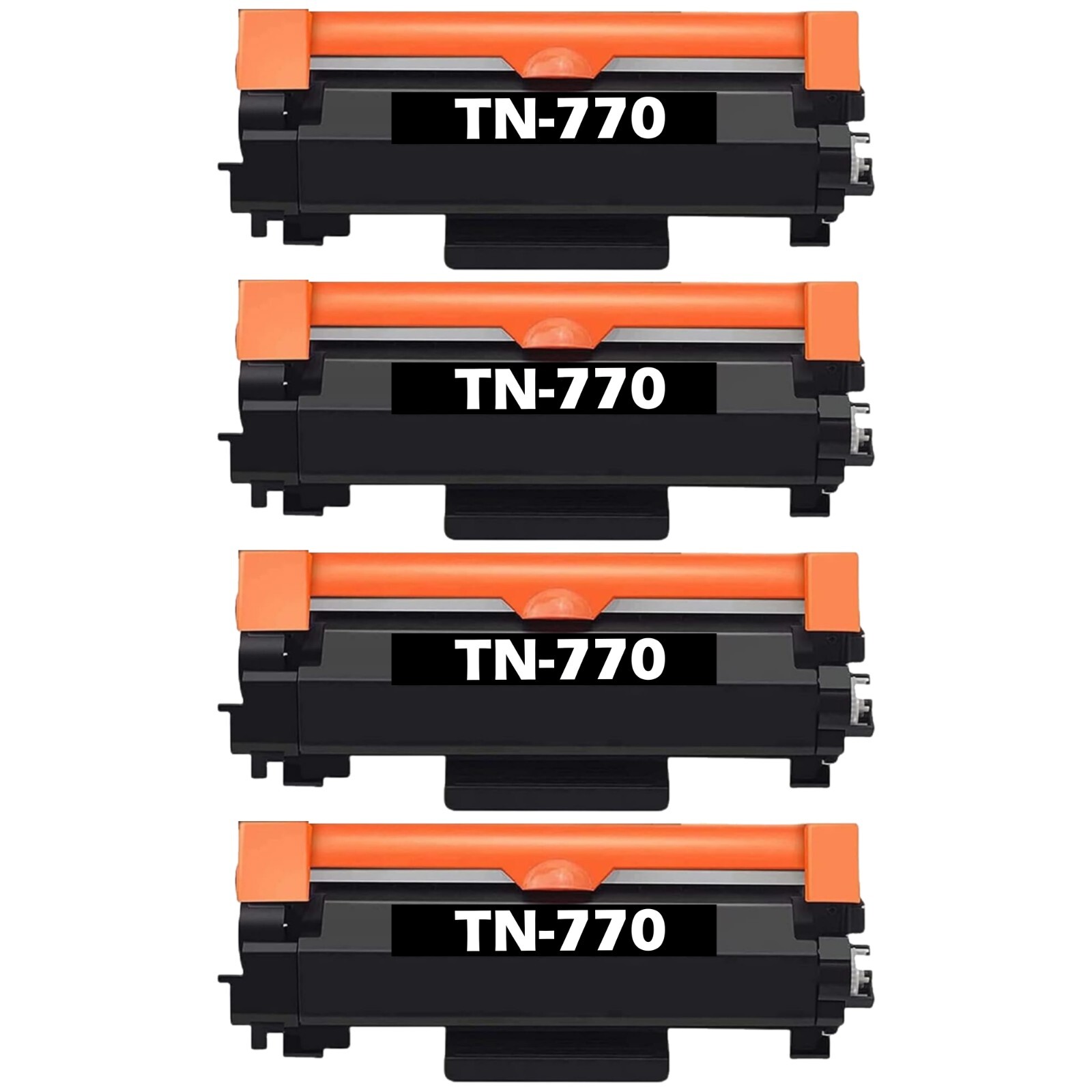 4-Pack TN 770 TN770 Toner Cartridge for MFC-L2750DW HL-L2370DWXL Printer