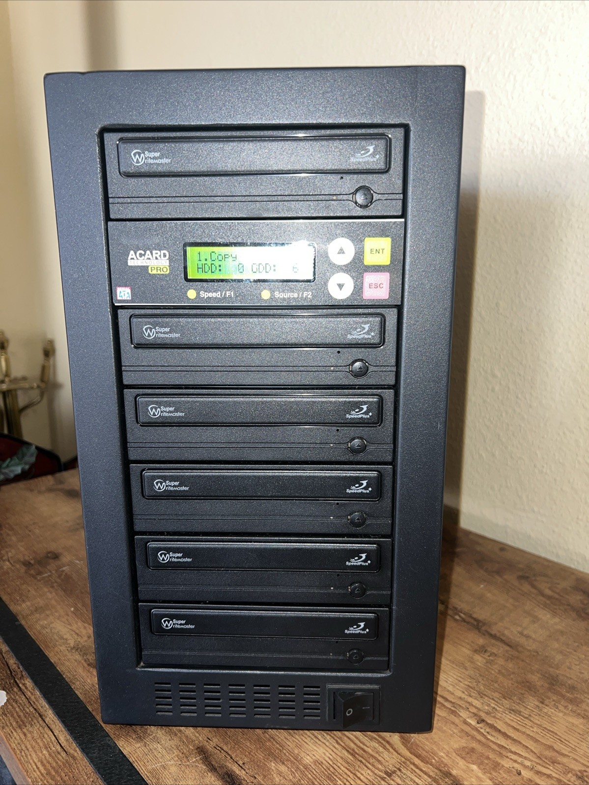 Acard technology pro 1 to 5 disk multi recorder DVD CD Burner duplicator