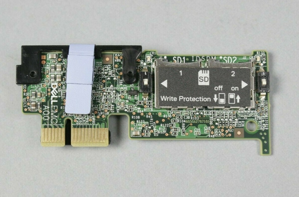RT6JG DELL Dual micro SD vFlash card module PowerEdge R440 R540 R640 R740 IDSDM