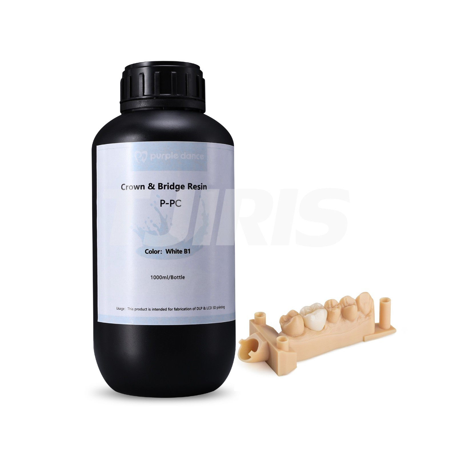 Dental Permanent Crown 3D Printing Resin 15% Nano Ceramic-filled Crown Resin