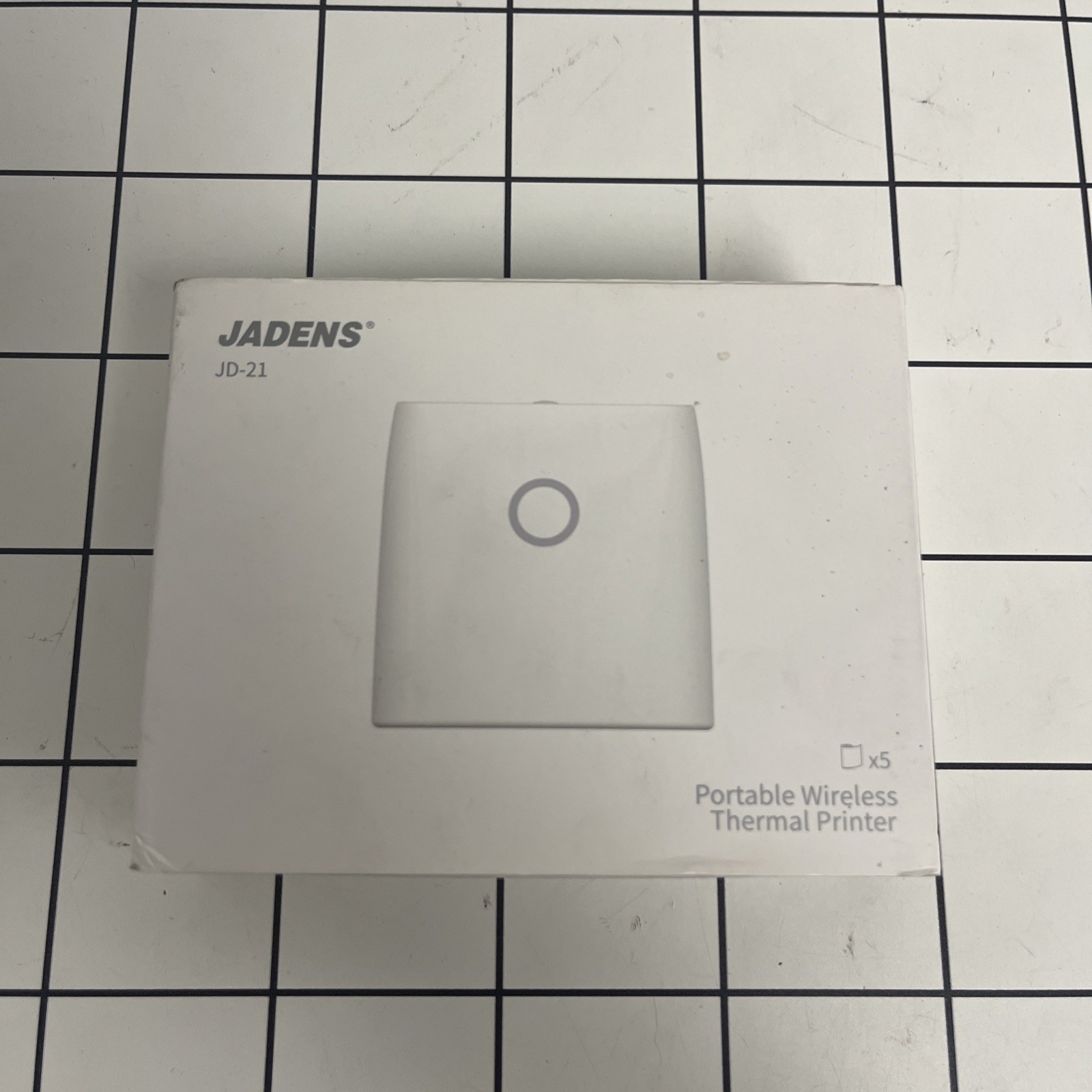 Jaden’s JD-21 Portable Wireless Thermal Printer White