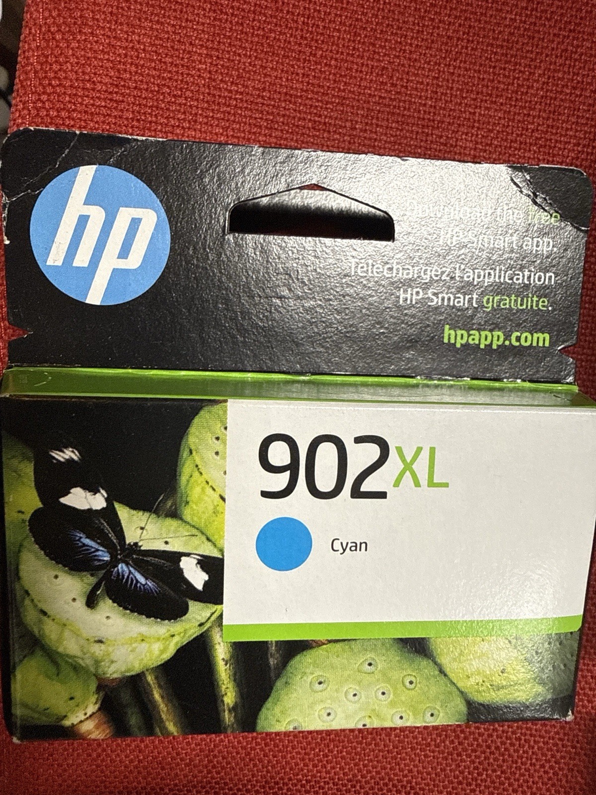 HP 902XL Cyan Ink Cartridge Lot of 2 Genuine OEM NEW Sealed Exp 09/2026 10/2026