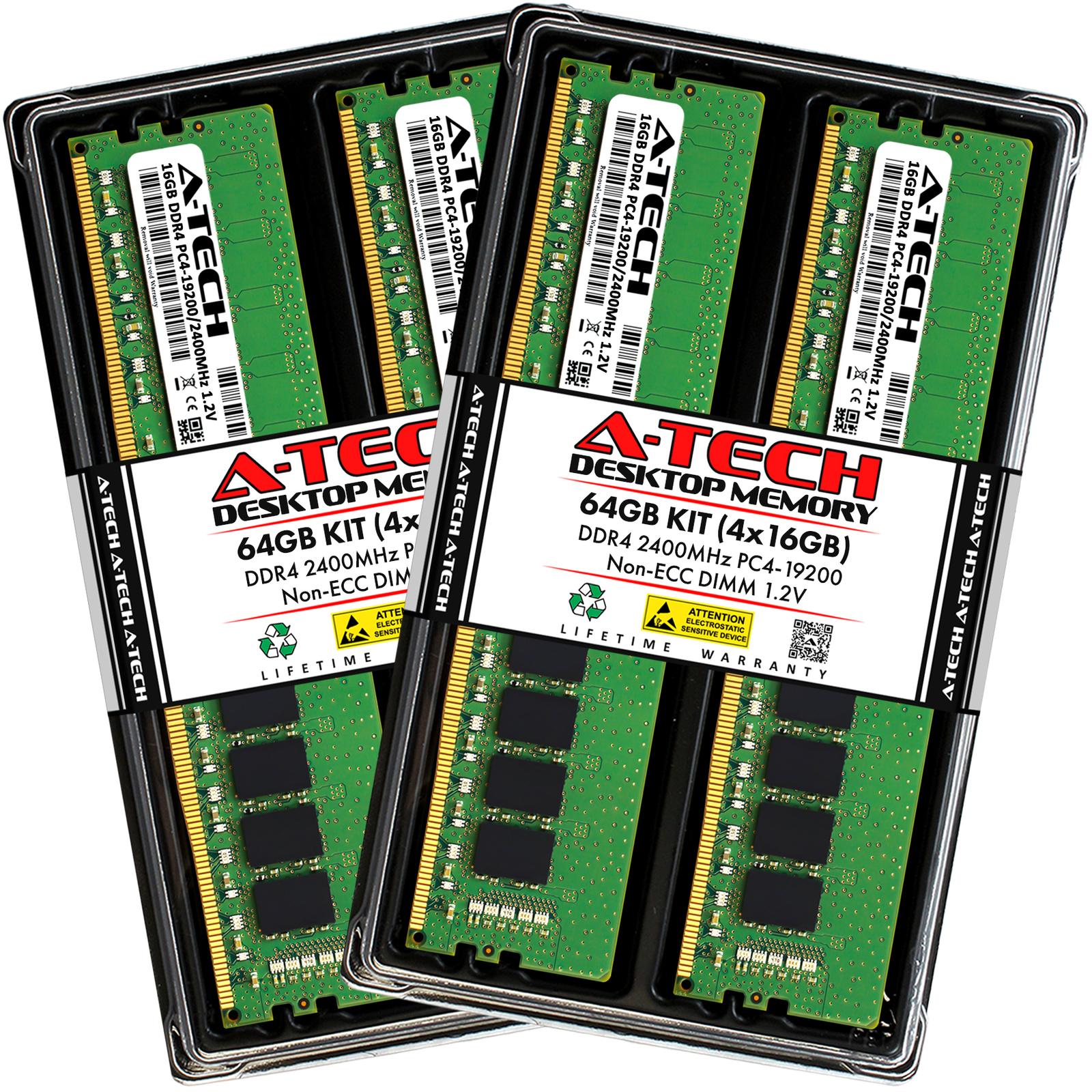 16GB DDR4 PC4-19200 DIMM (Replacement for Crucial BLS4K16G4D240FSB) Memory RAM