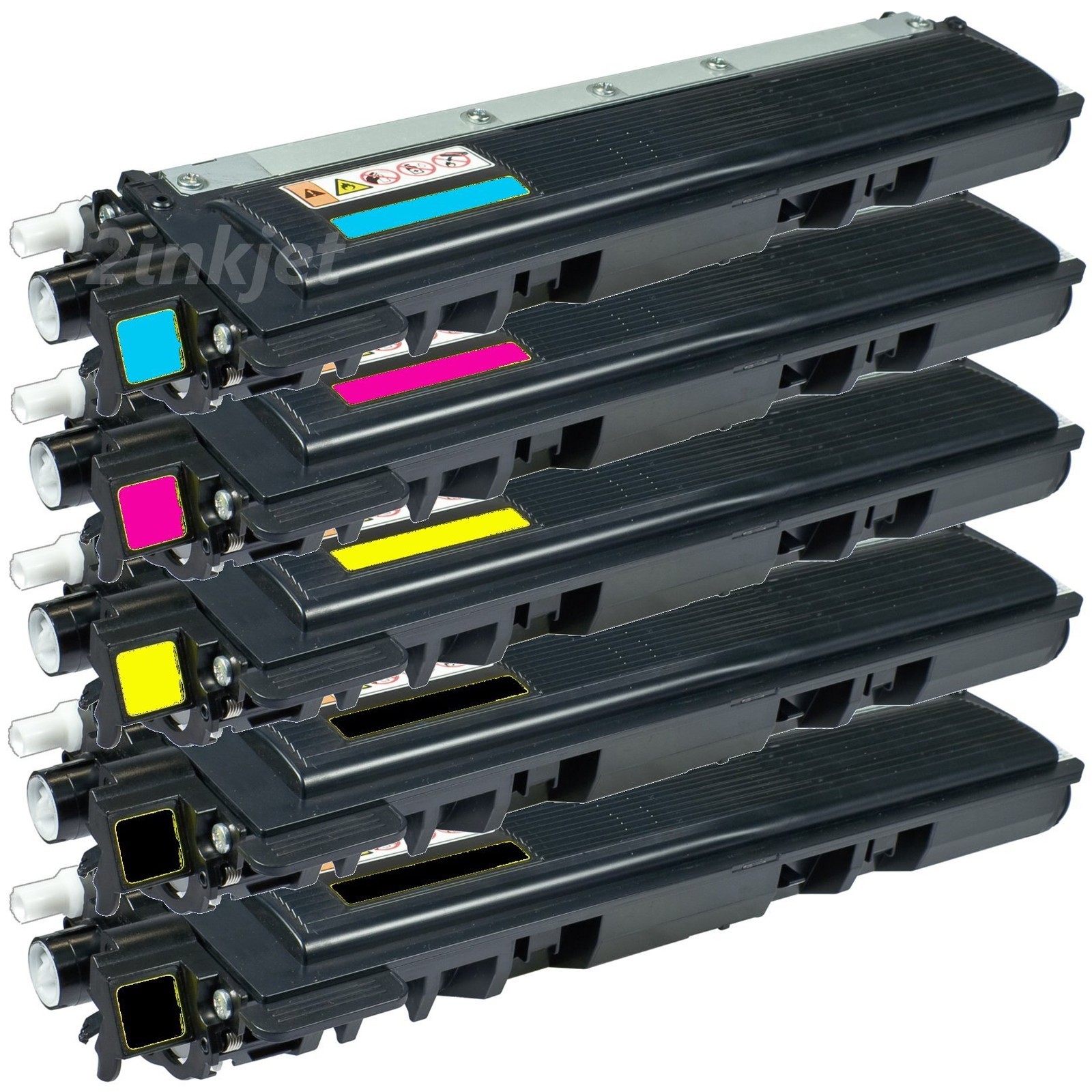 5pk Color Toner Cartridge for TN210 TN-210 HL-3040CN HL-3045CN HL-3070CW HL-3075