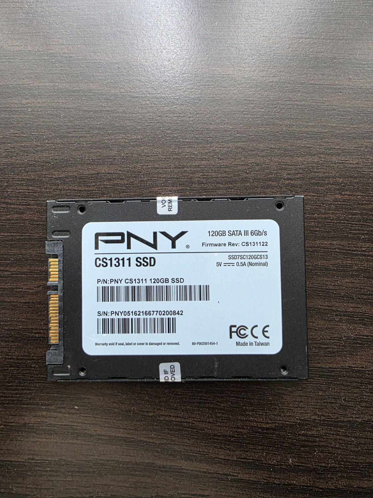 PNY 120GB SSD drive (CS1311)
