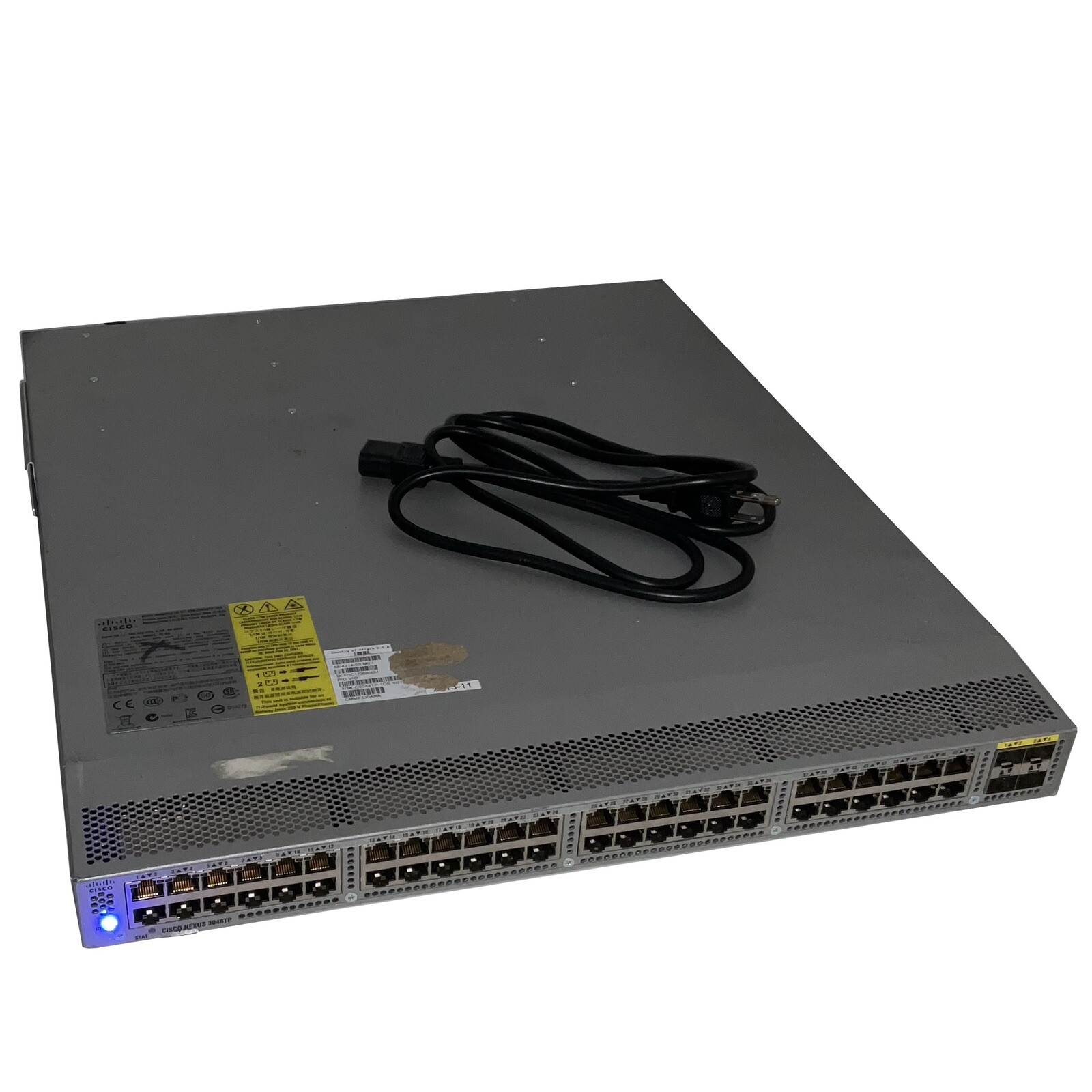 Cisco Nexus N3K-C3048TP-1GE Ethernet Switch & 2 Power Supplies & Cord (UNTESTED)