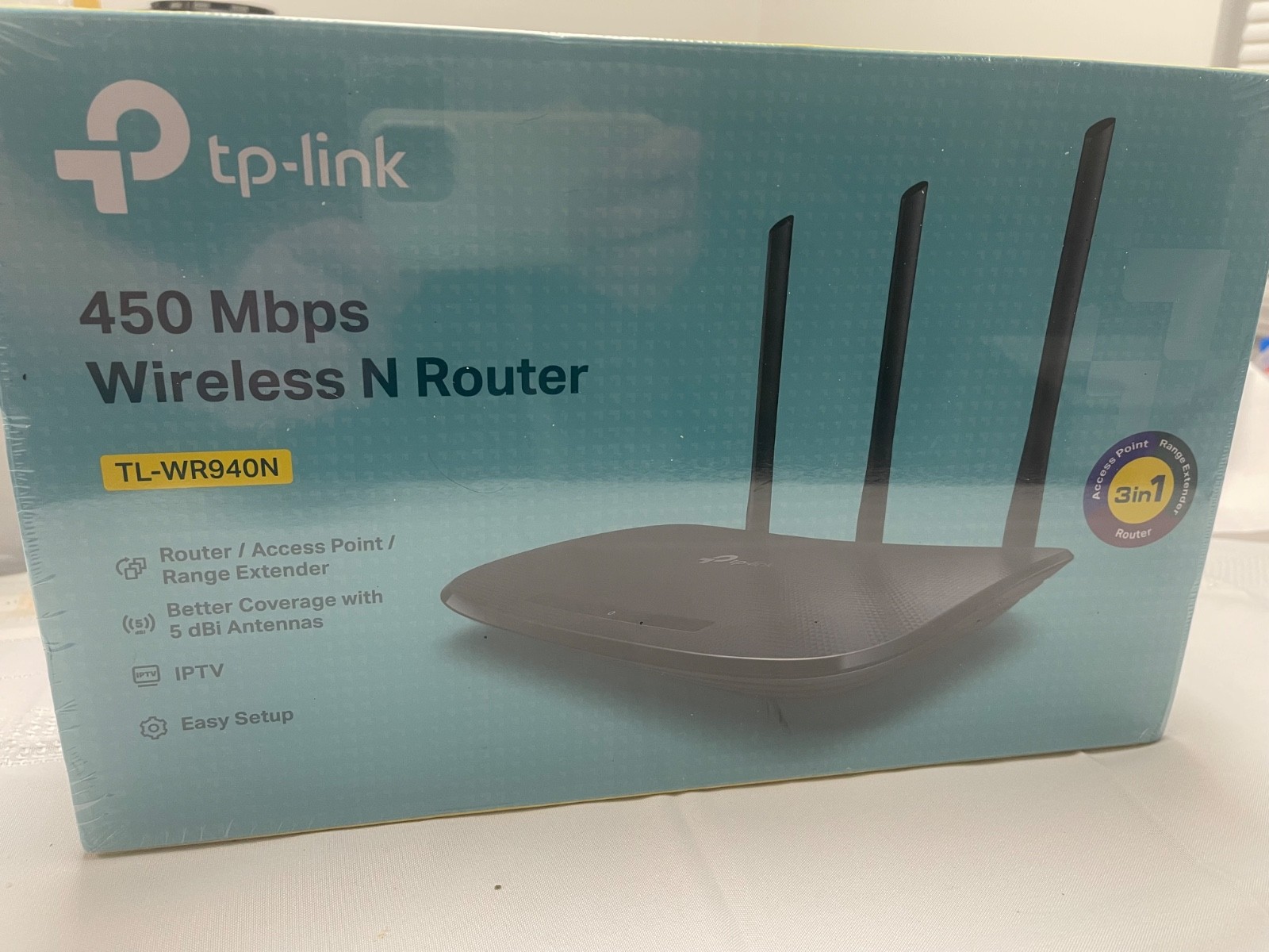 TP-Link TL-WR940N 450Mbps Wireless N Wi-Fi Router / Access Point / Range Extende