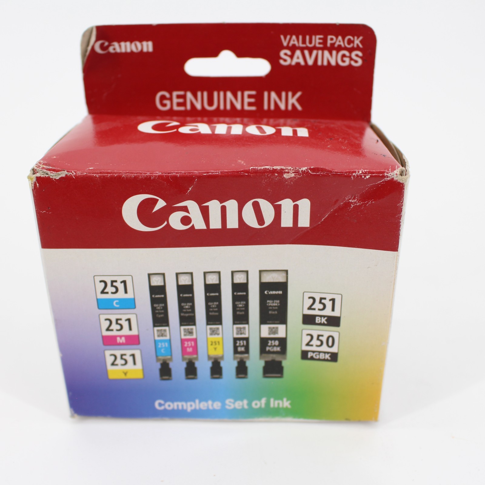 Canon PGI-250 CLI-251 Multicolor Ink Cartridges Combo 5 Pack