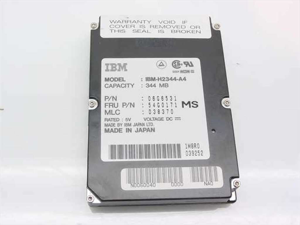 IBM IBM-H2344-A4 344MB 2.5" Laptop Hard Drive HDD 54G0171 06G6531 038370