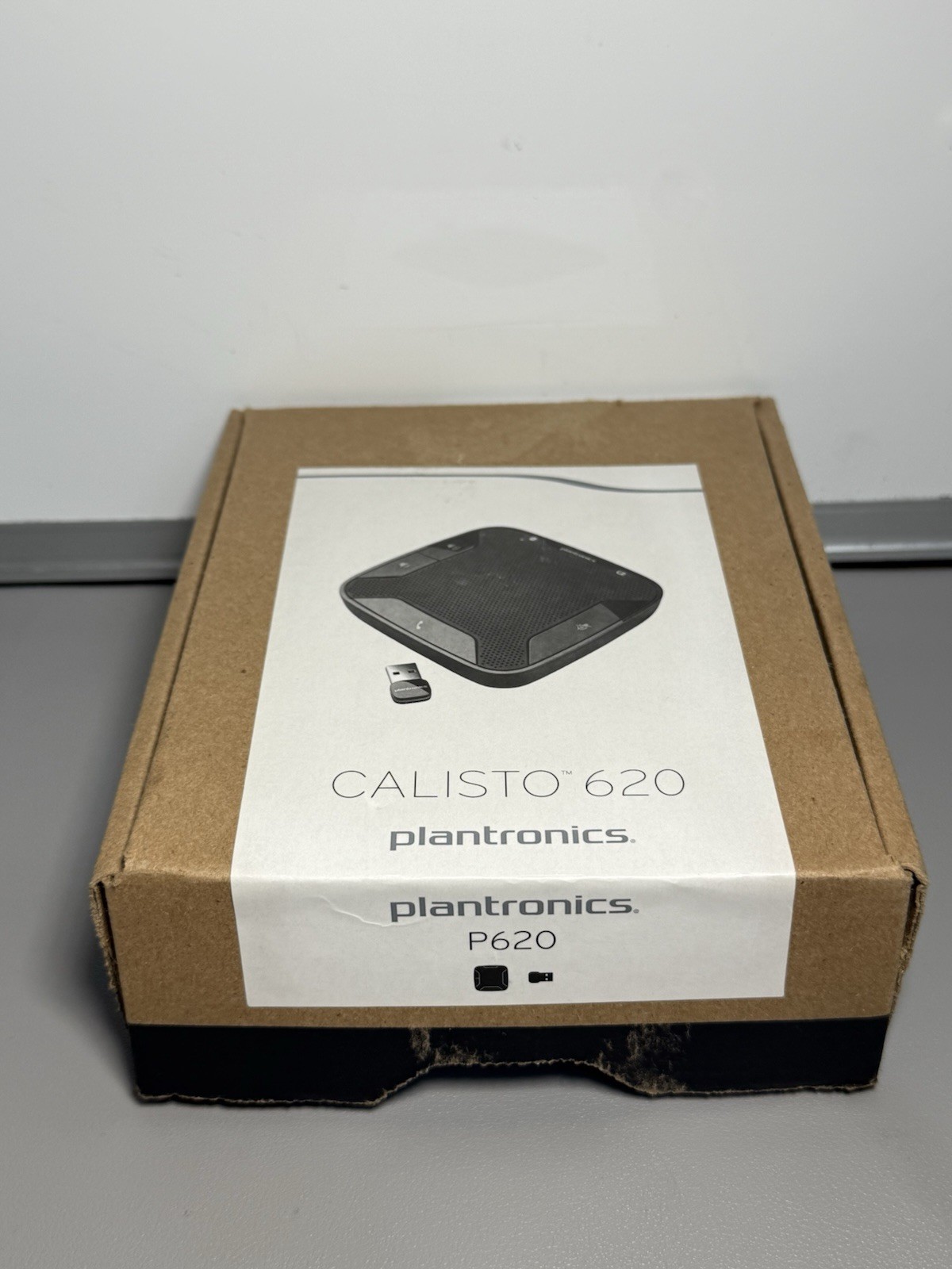 Plantronics Calisto 620 P620 Wireless Bluetooth Speakerphone Black - Open Box