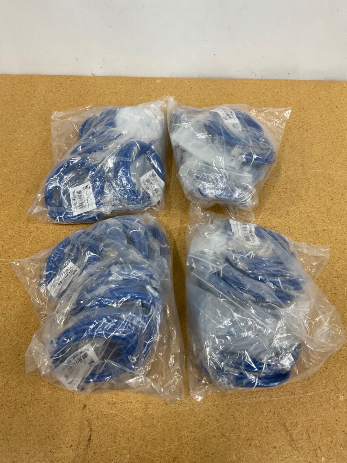 NEW Lot of 40 Quiktron CAT6 Patch Cable 566-110-007 7Ft Blue Non Booted #75128