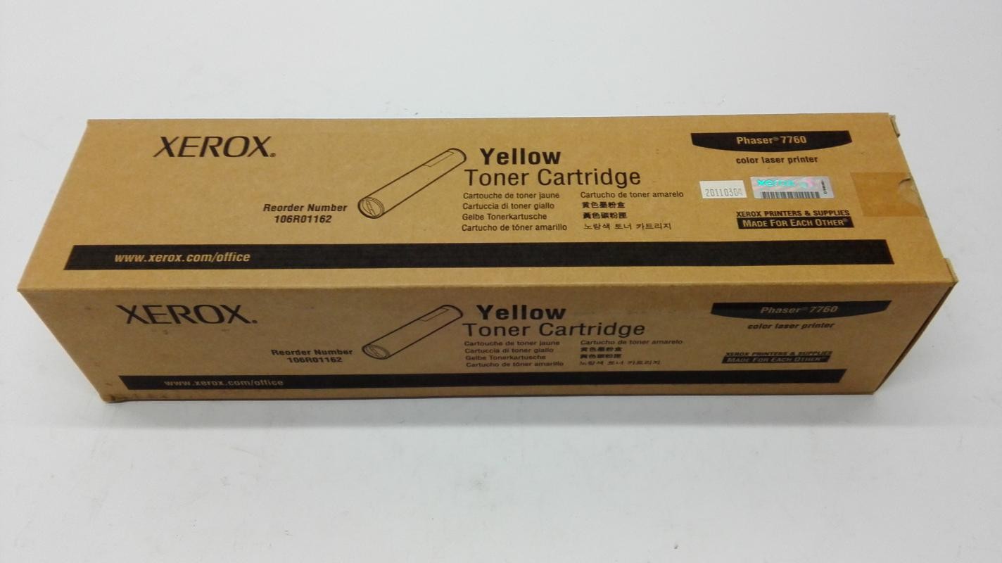 Xerox 106R01162 Toner Ctg Yellow for Xerox Phaser 7760